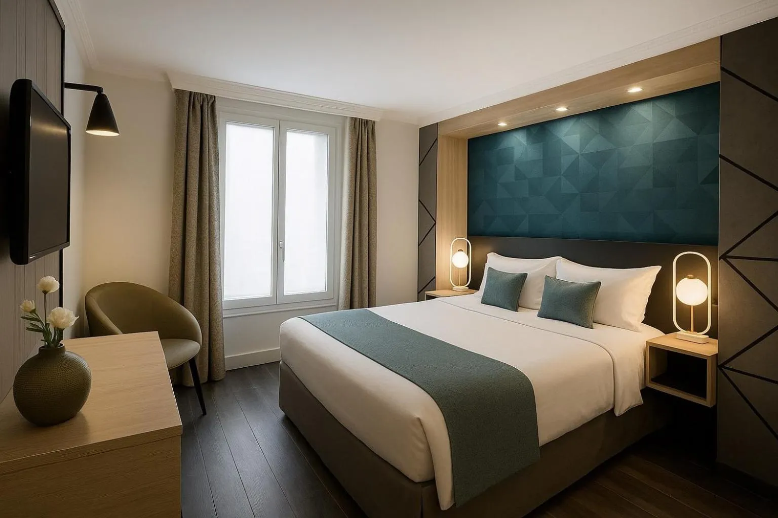 Superior Queen Room with Queen Bed - Non-Smoking in Best Western Plus Opéra Batignolles