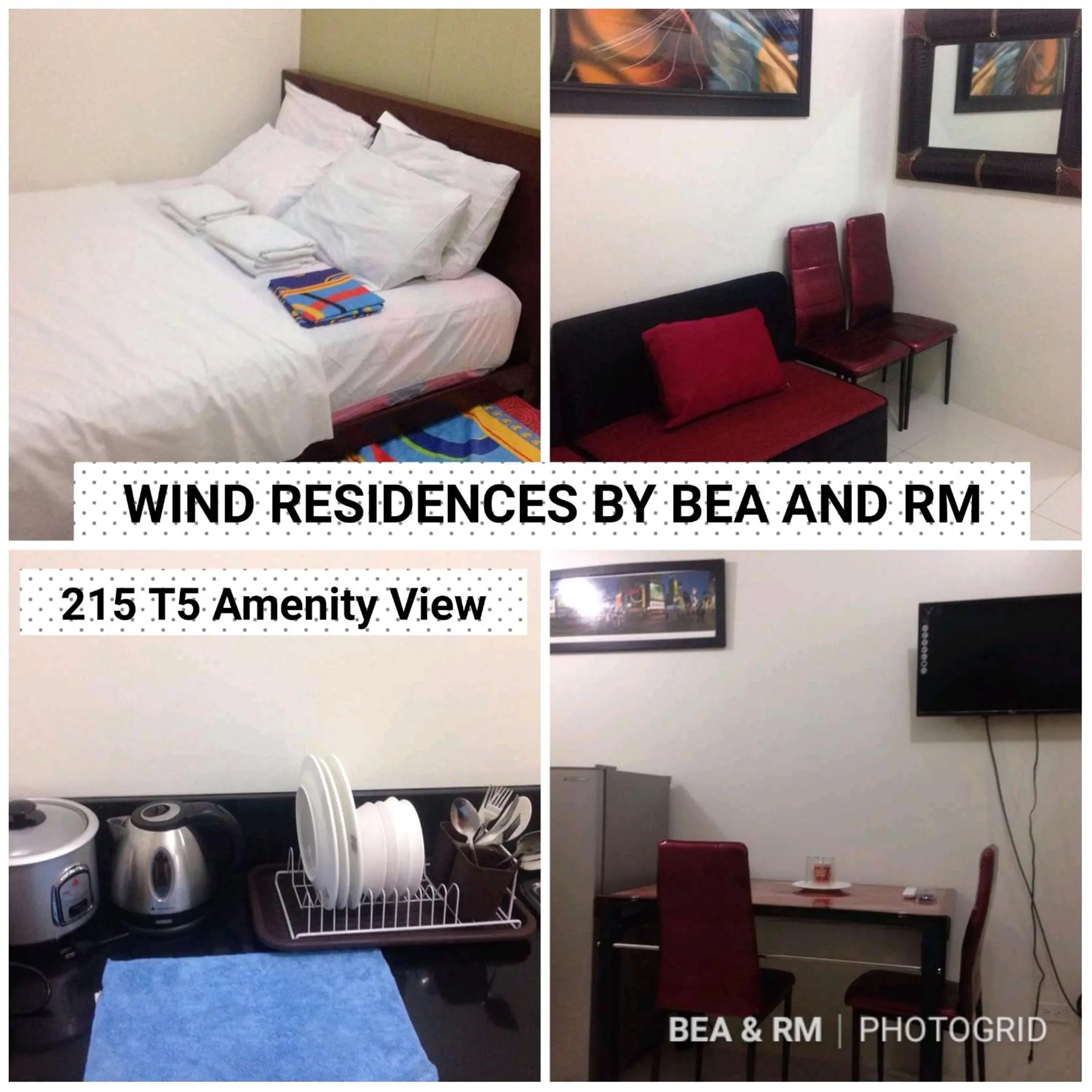 Apartment with Garden View  (Maximum 4 Guests including infant) - single occupancy in Wind Residences by Bea and RM