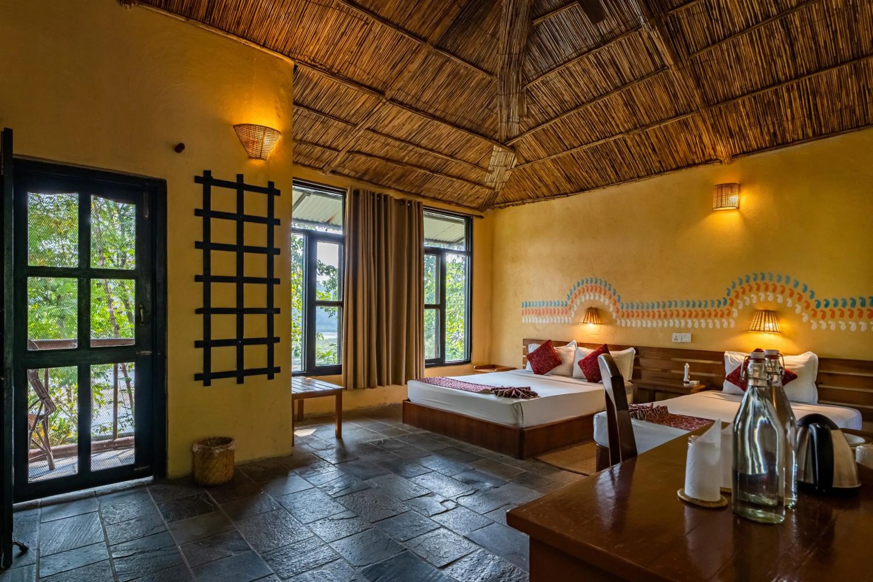 Deluxe Double Room in Jungle Villa Resort - Near Chitwan National Park