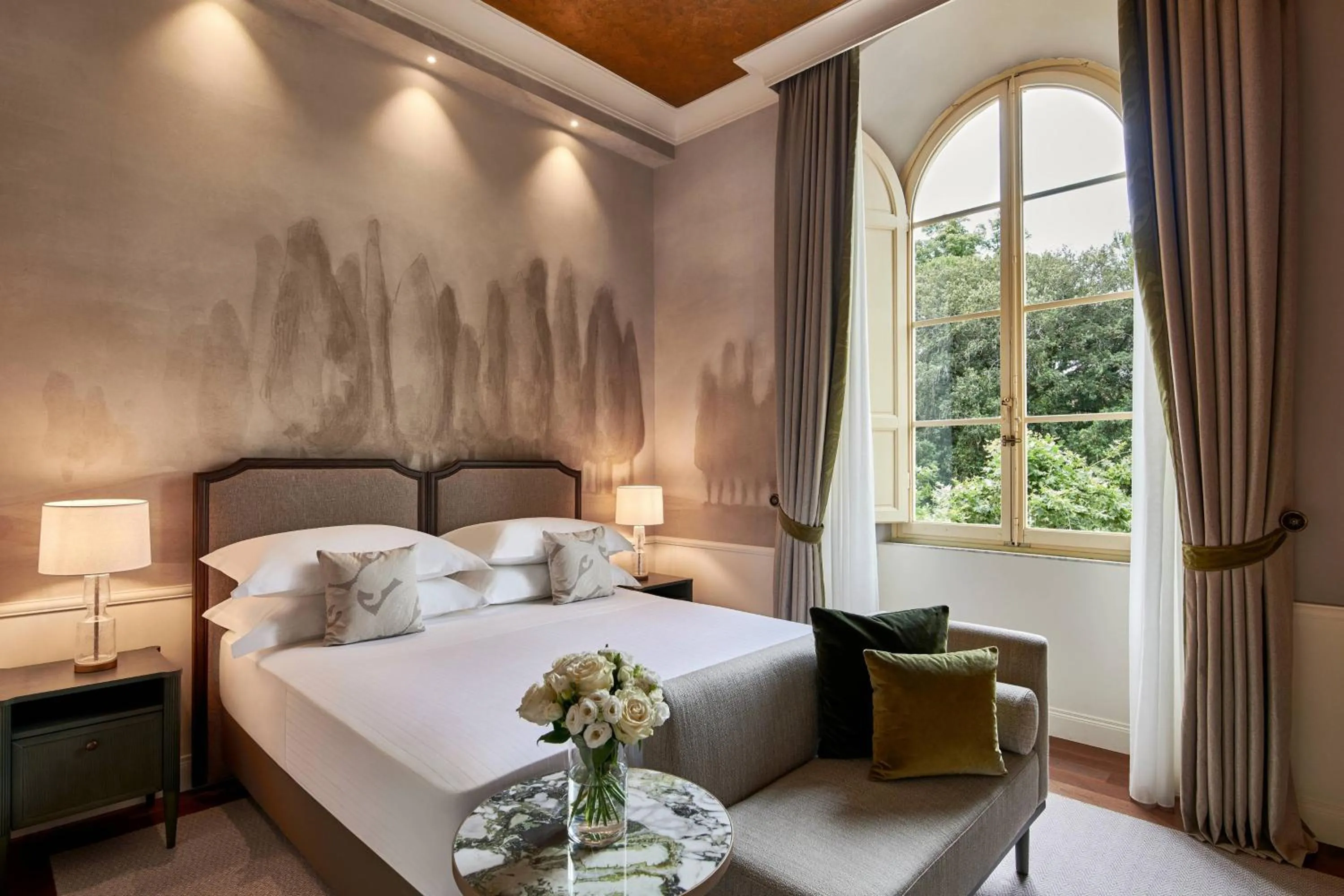 Deluxe Queen Room with Garden View in Grotta Giusti Thermal Spa Resort Tuscany, Autograph Collection
