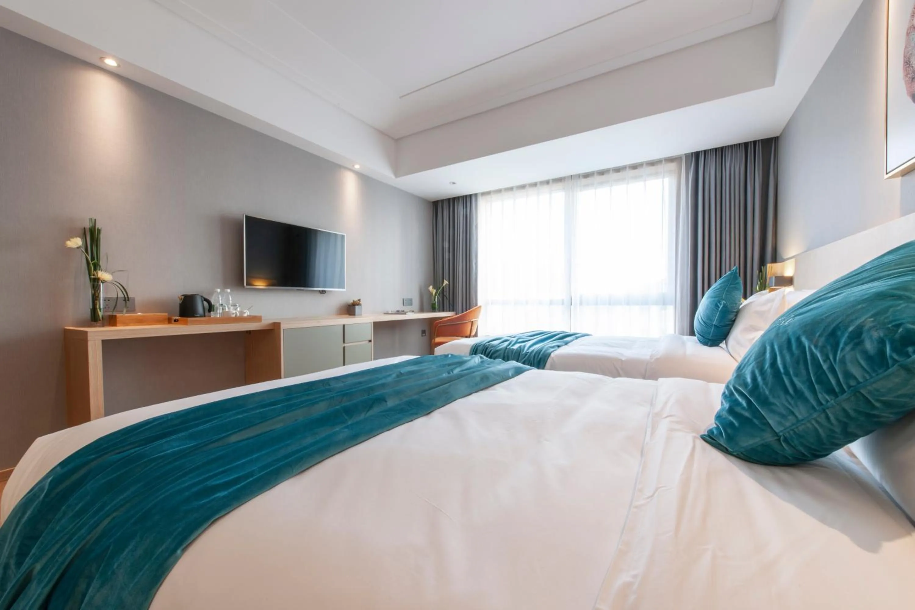 Twin Room in Shanghai Baixia Pagoda Hotel