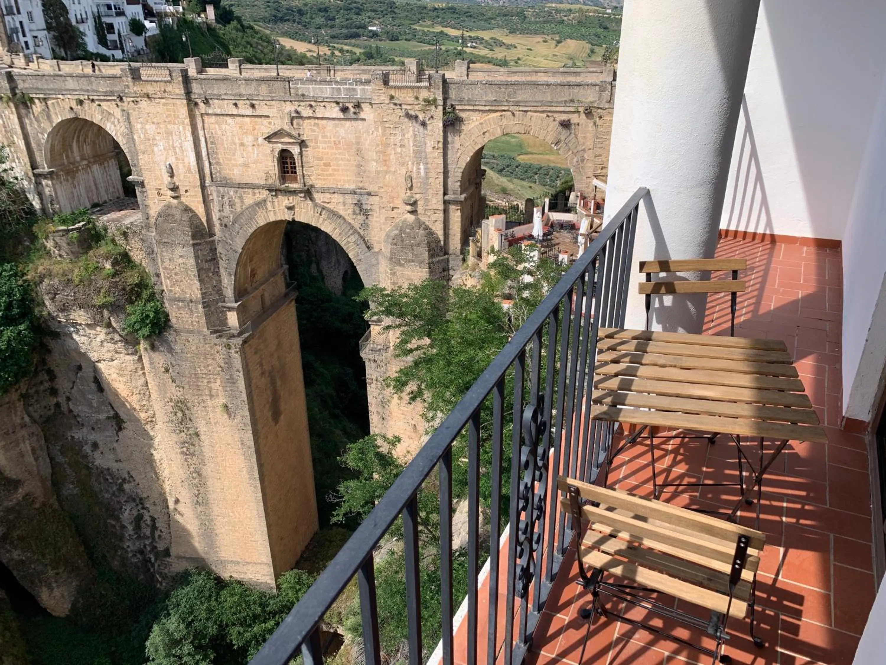 Double or Twin Room with Terrace and Puente Nuevo view in Hotel Don Miguel