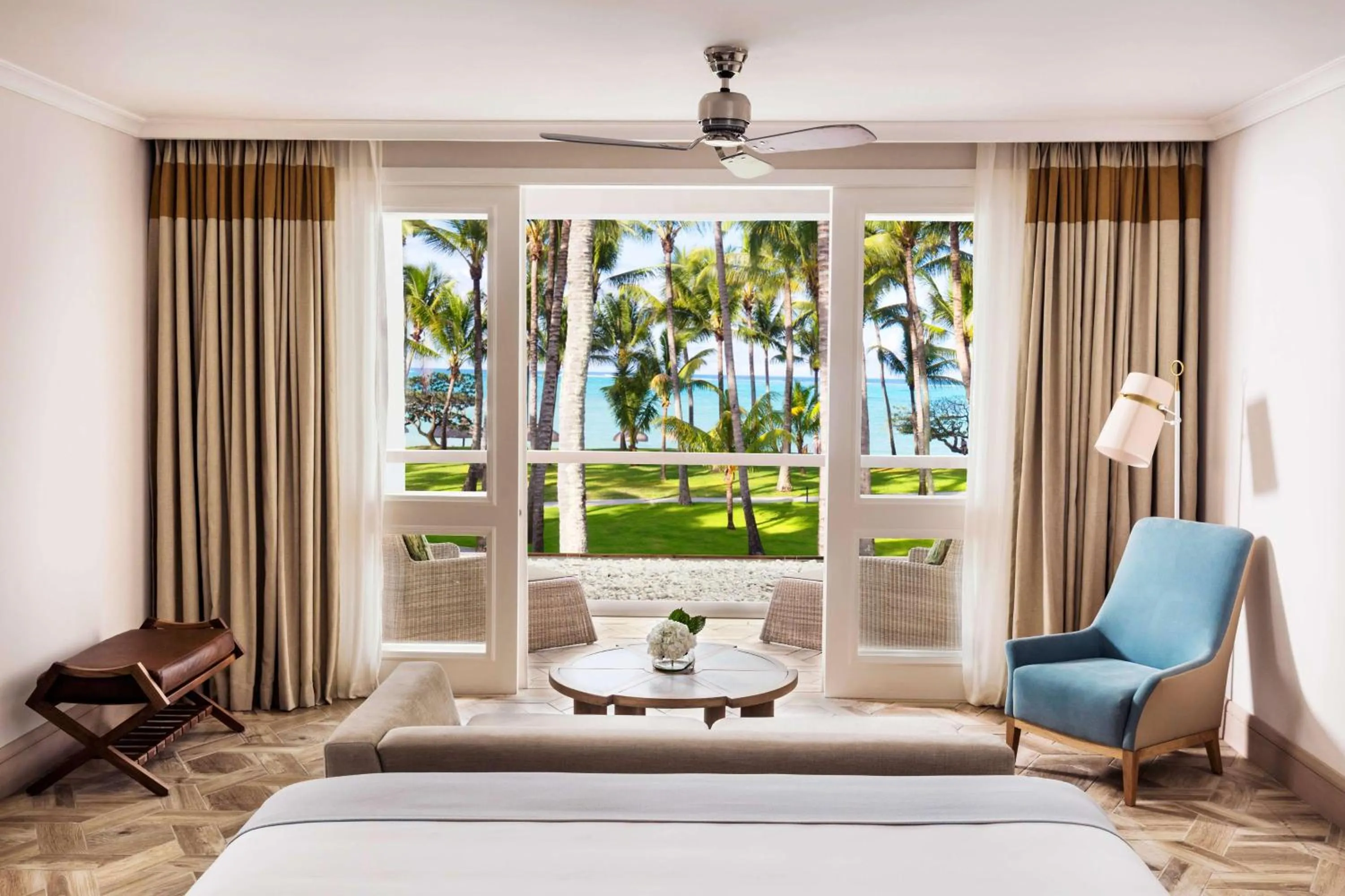 Ocean Room Balcony King in One&Only Le Saint Géran, Mauritius