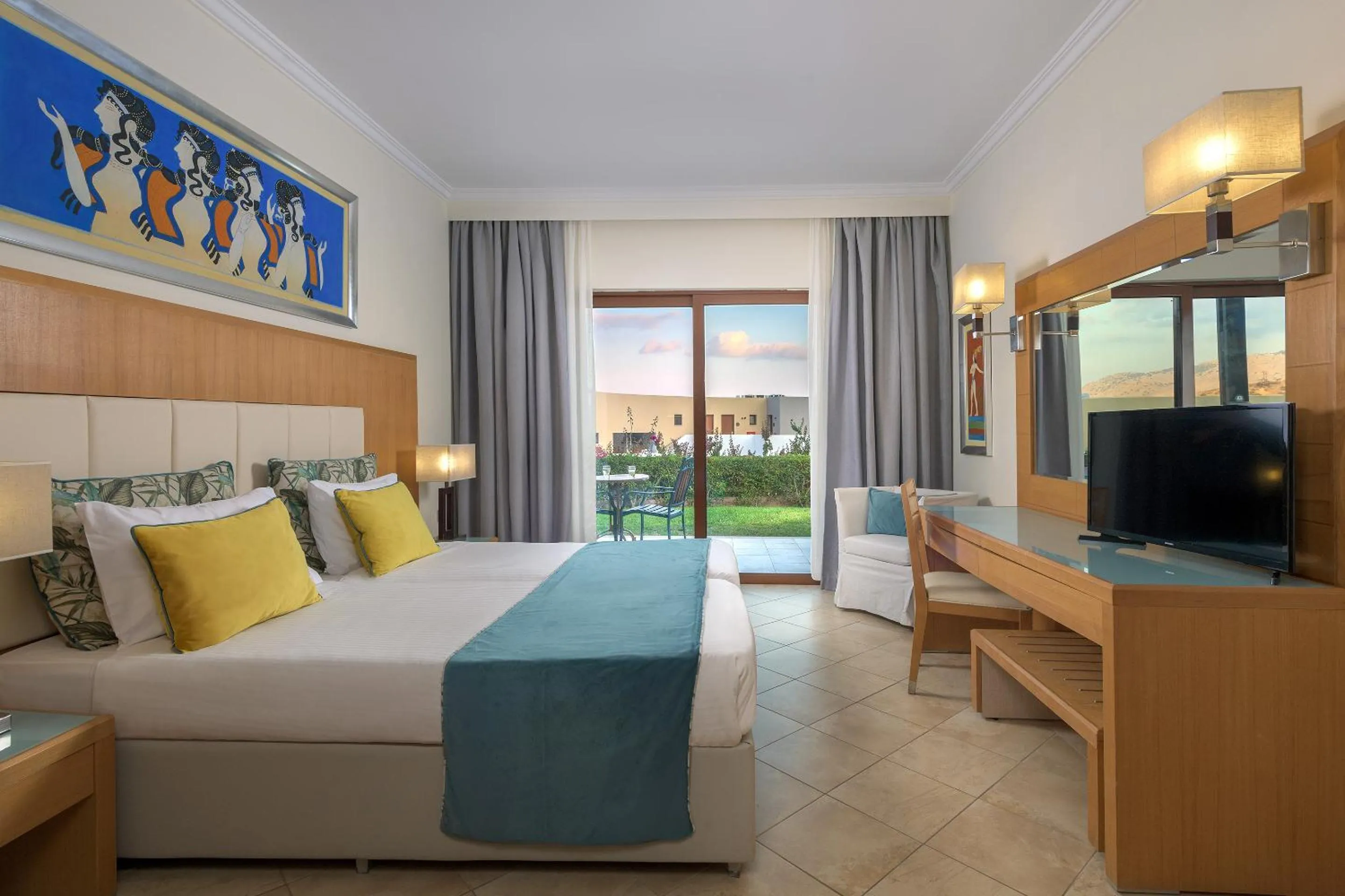 Family Room with Garden View in Lindos Imperial Resort & Spa