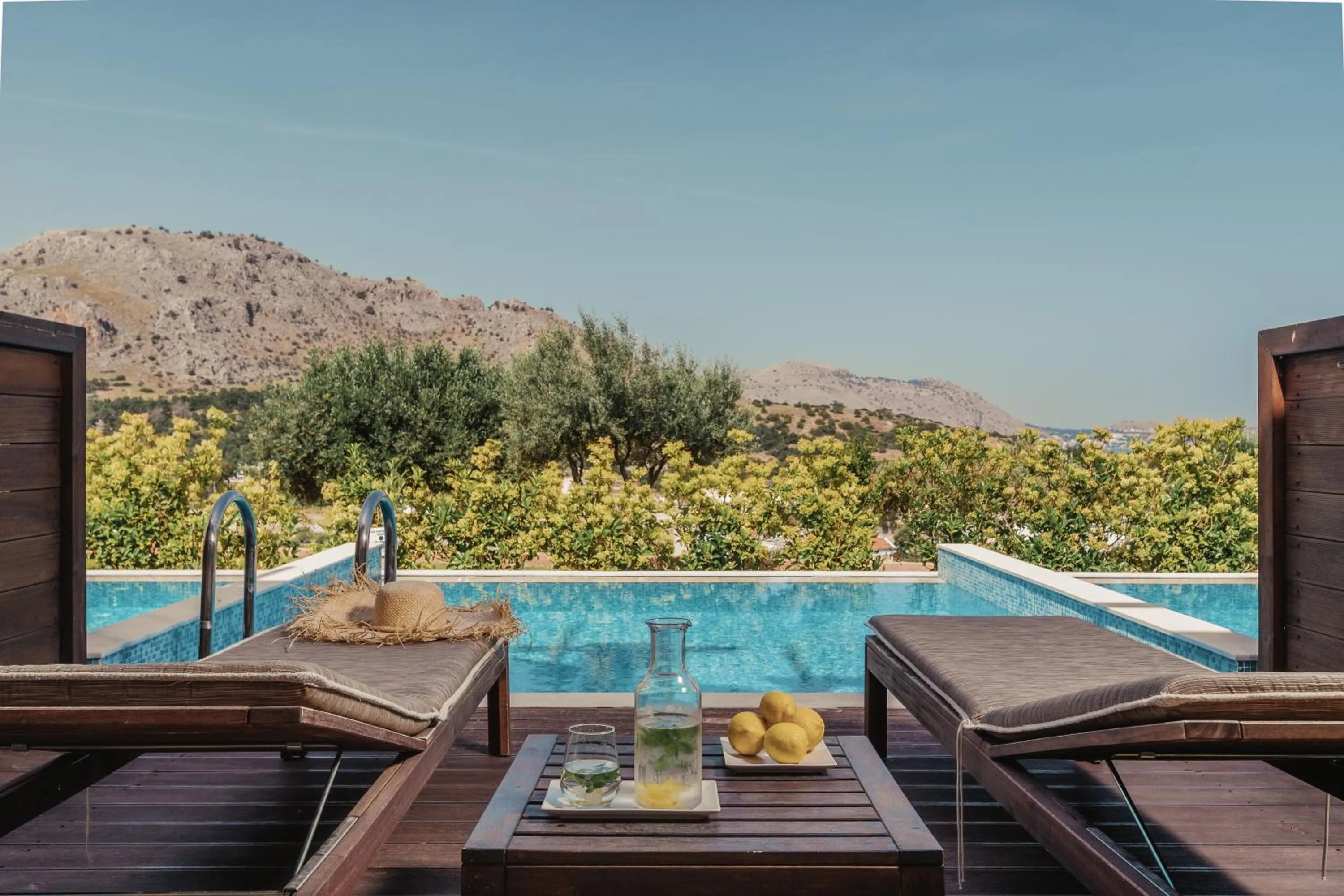 Superior Double Room with Private Pool and Garden View in Lindos Imperial Resort & Spa