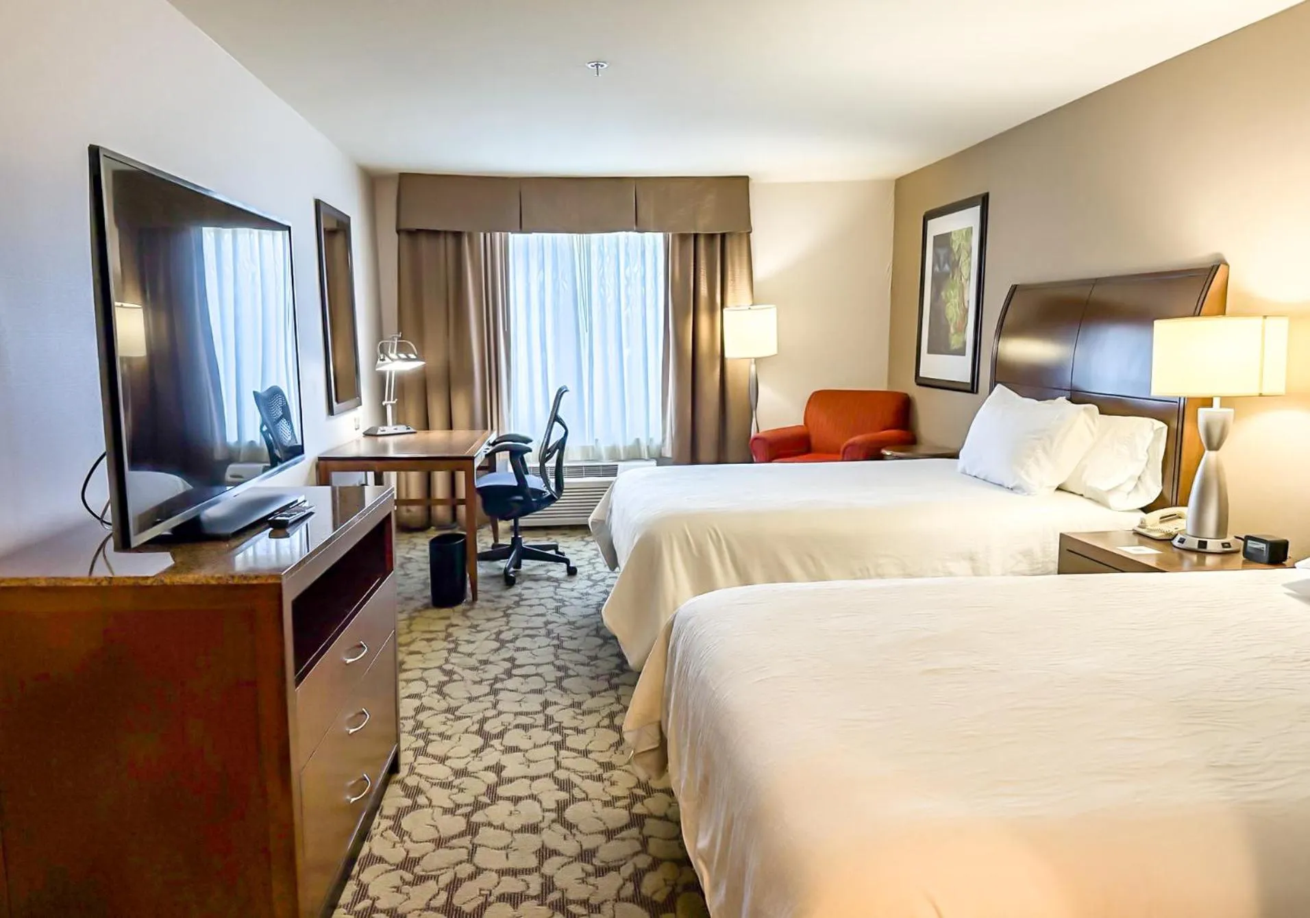 Queen Room with Two Queen Beds in Hilton Garden Inn Gilroy