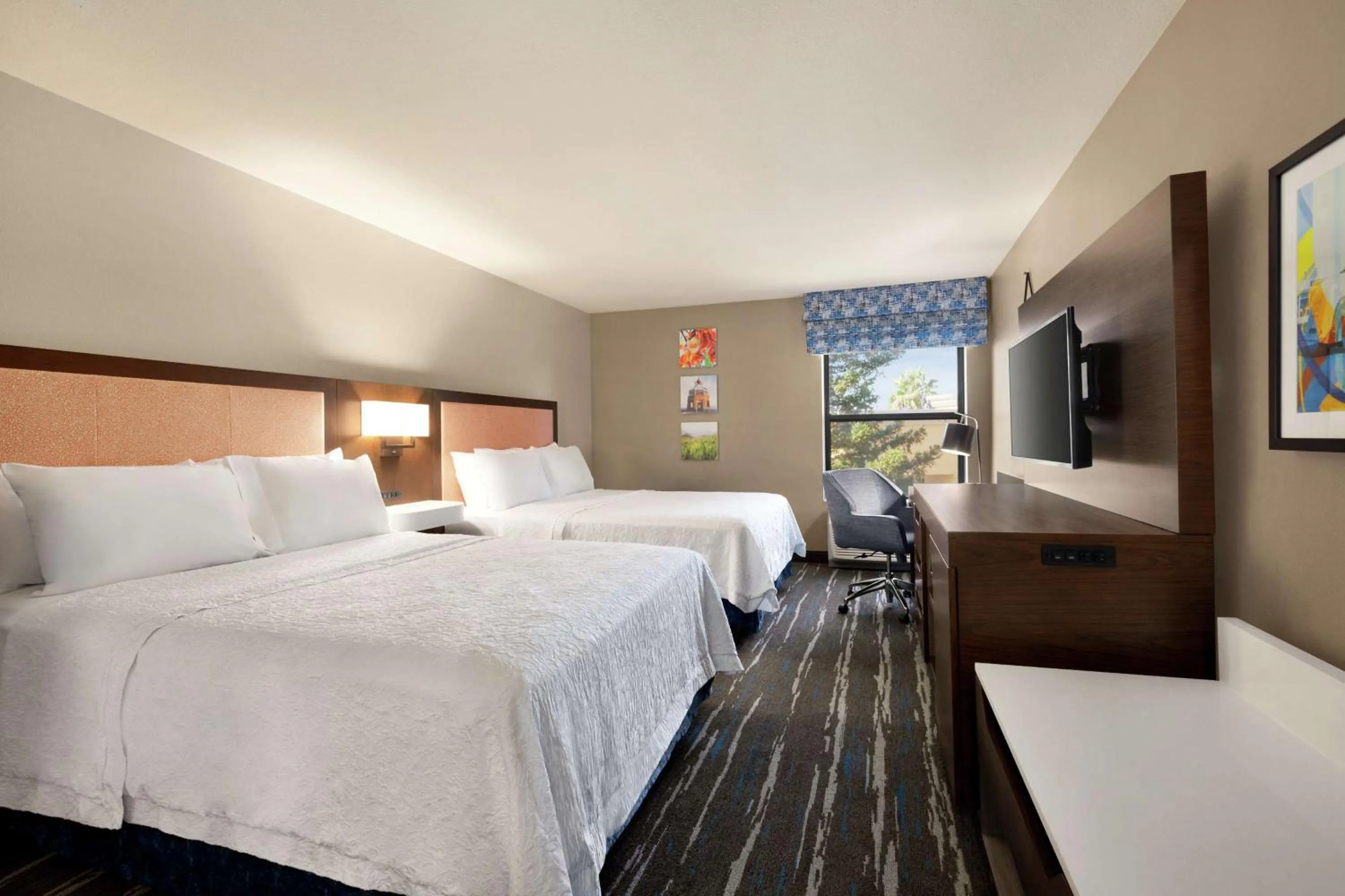Room with Two Queen Beds - Non-Smoking in Hampton Inn Tracy