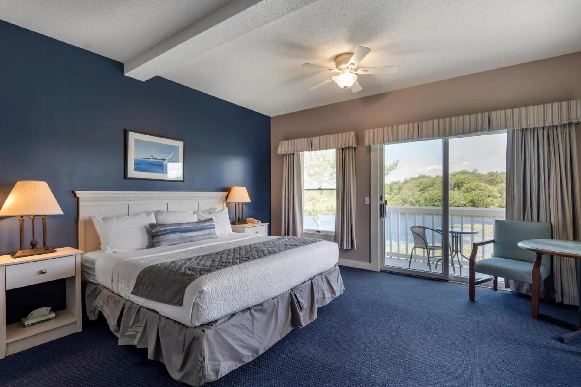 Main Lodge Balcony King in Sebasco Harbor Resort & Golf Club