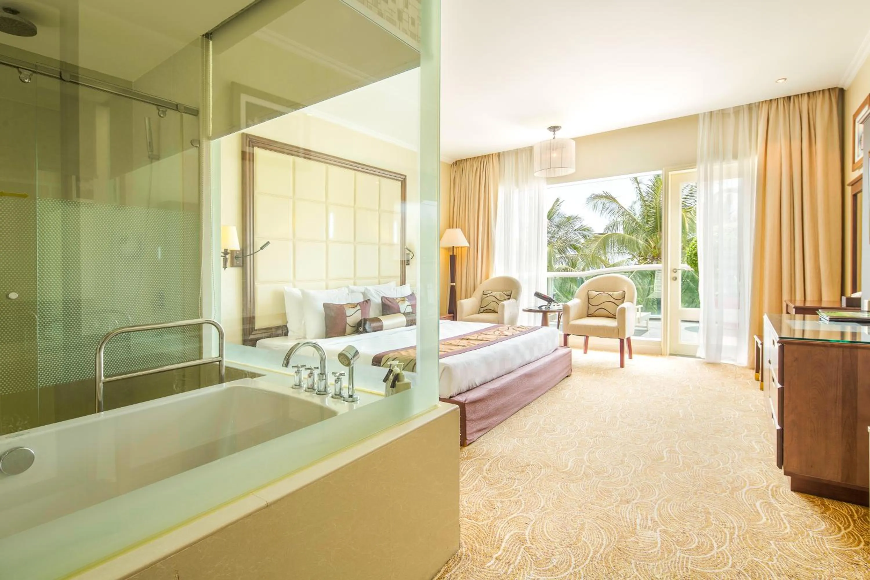 Superior Double or Twin Room with Pool View in Sea Links Beach Hotel