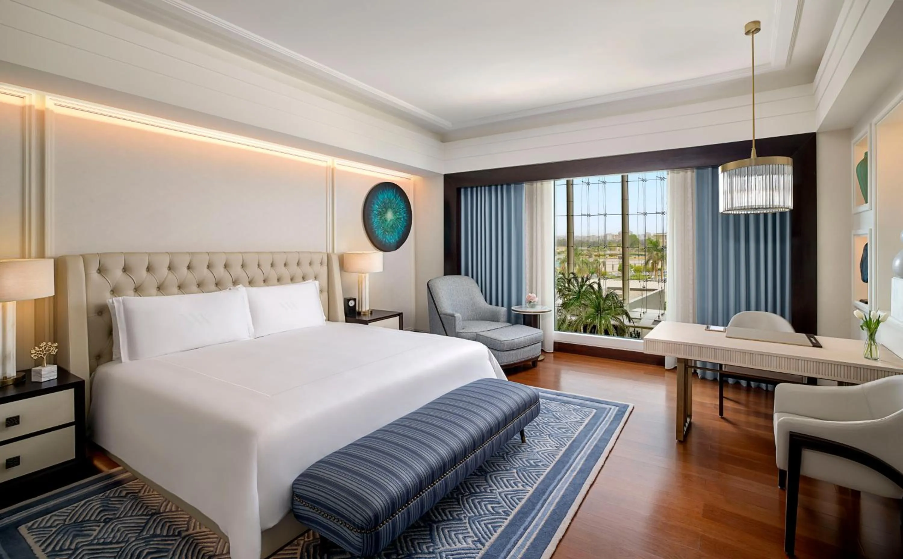 Premier King Room With Botanical Garden View in Waldorf Astoria Cairo Heliopolis