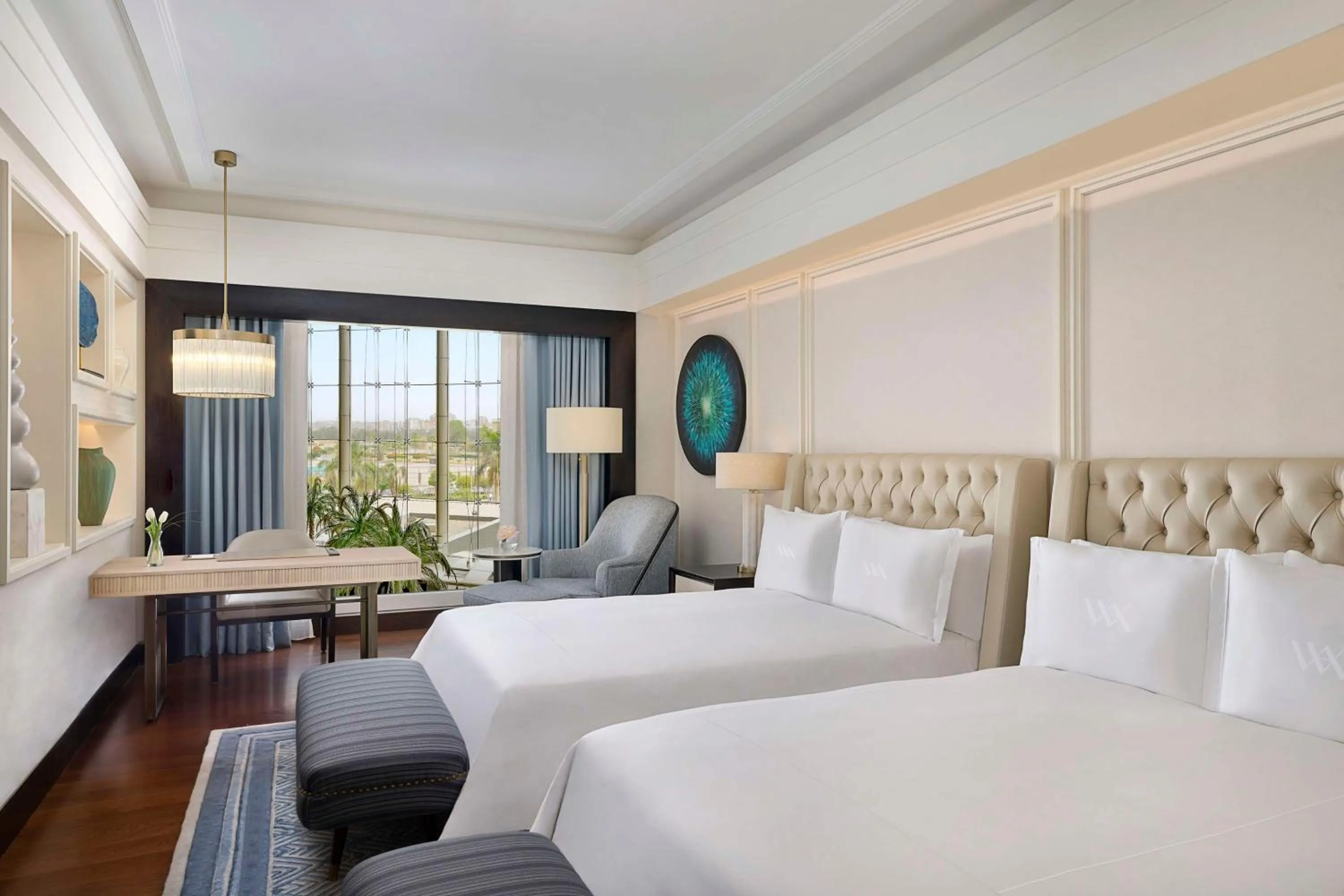 Premier Double Room with Two Double Beds in Waldorf Astoria Cairo Heliopolis