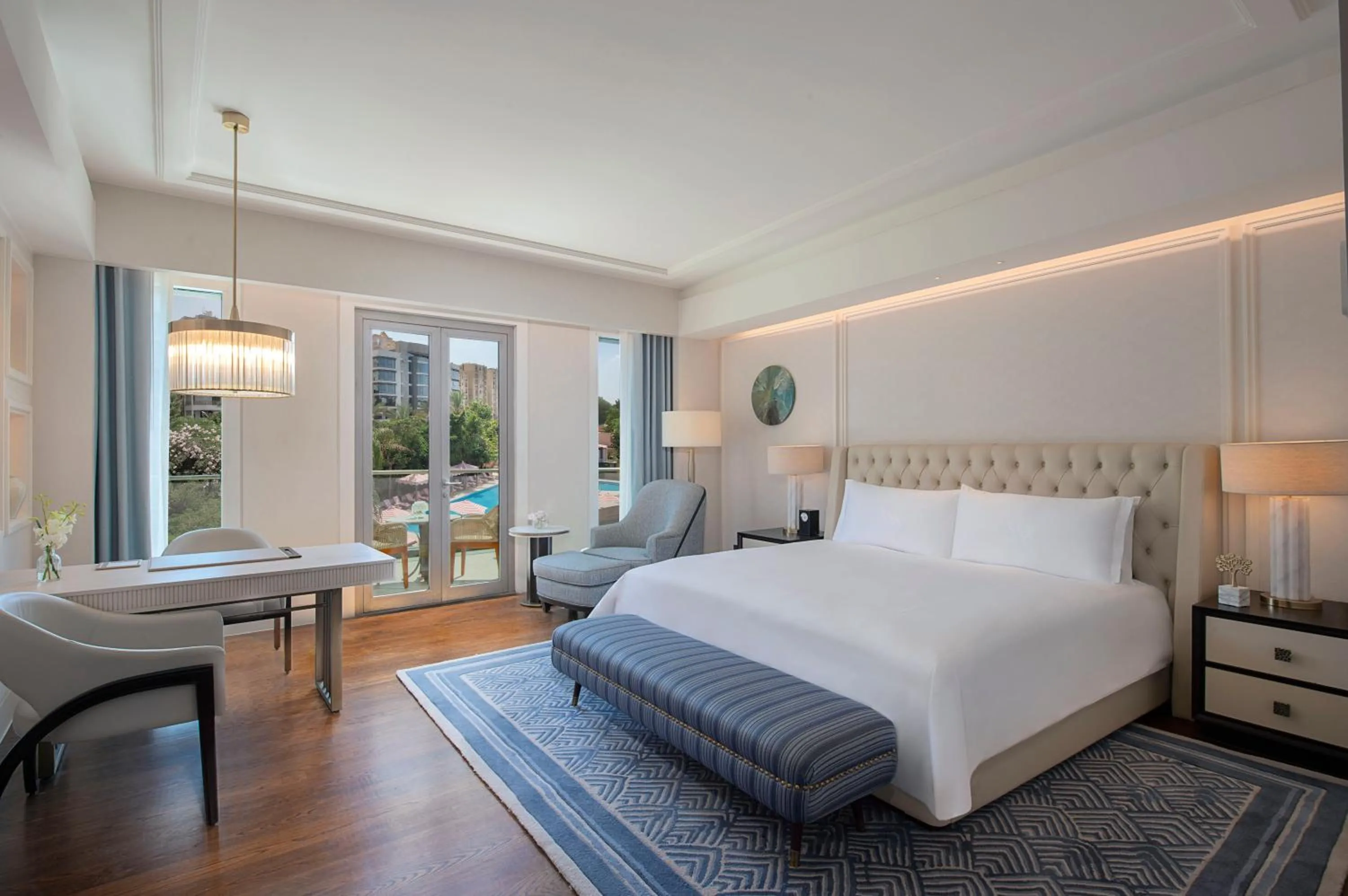 Club King Room with Pool View in Waldorf Astoria Cairo Heliopolis