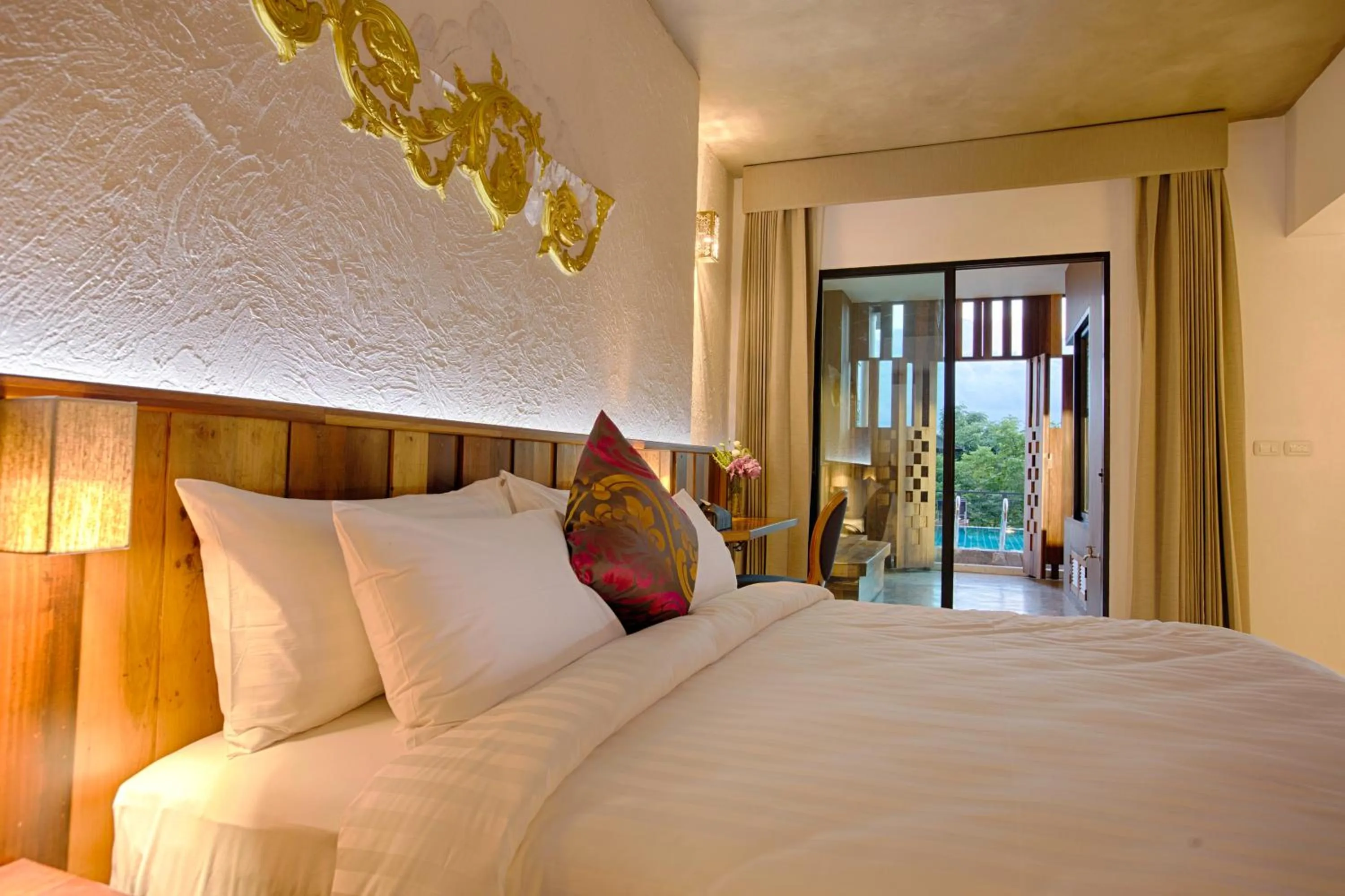Deluxe Double or Twin Room with Pool Access in Natee The Riverfront Hotel Kanchanaburi