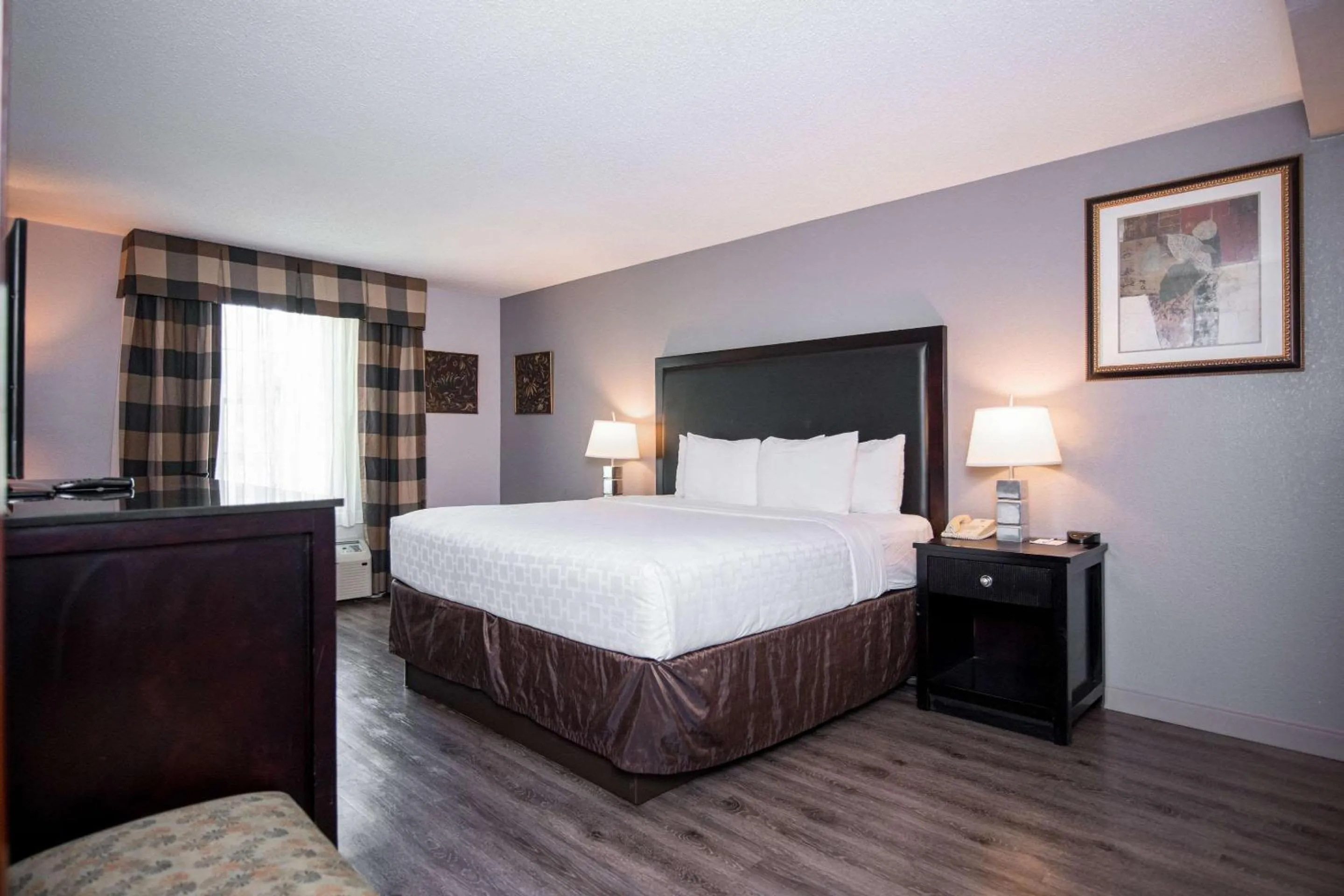 King Room with Roll-In Shower - Accessible/Non-Smoking in Clarion Hotel & Conference Center Leesburg