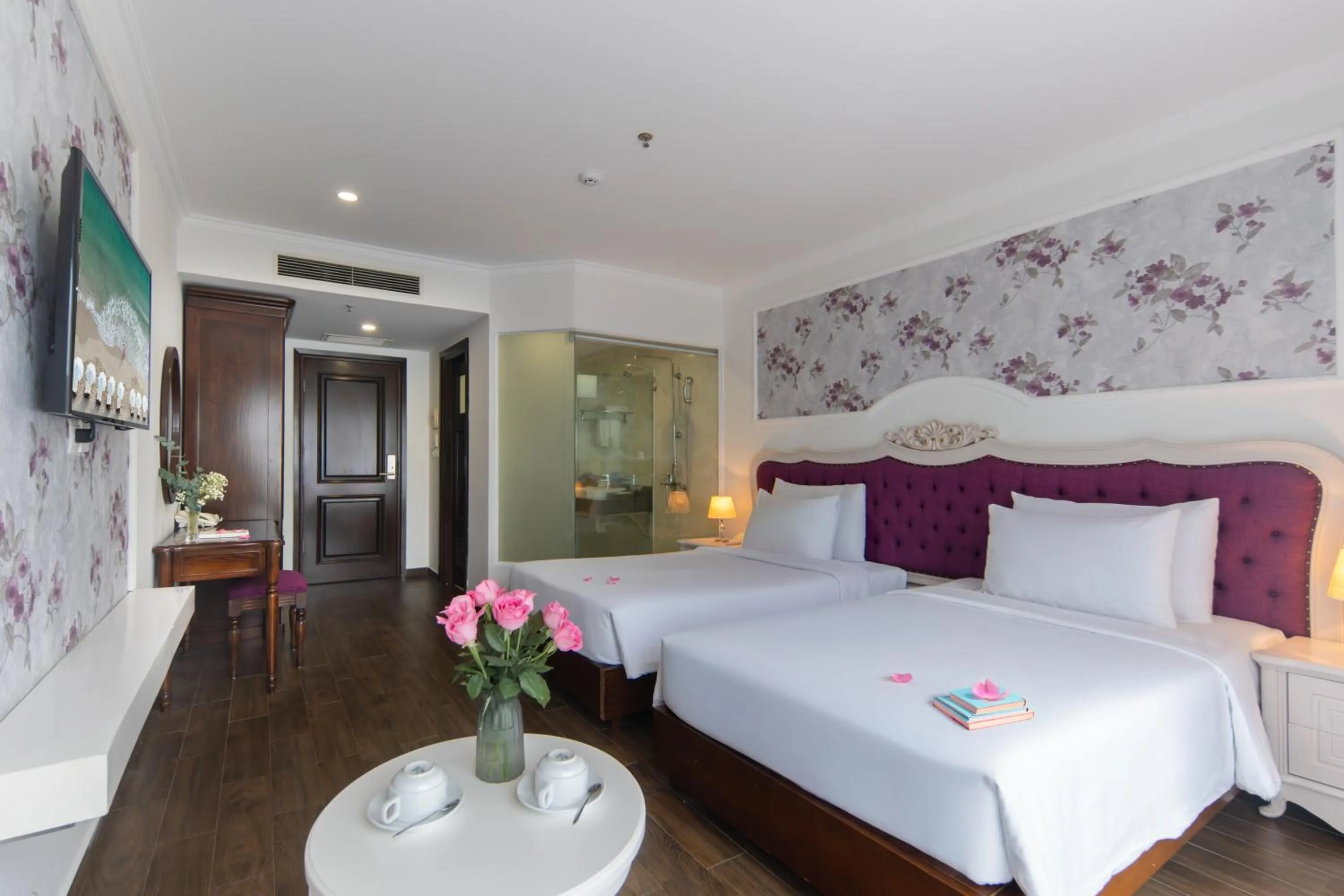 Premier Twin City View With Balcony in Bonjour Nha Trang Hotel