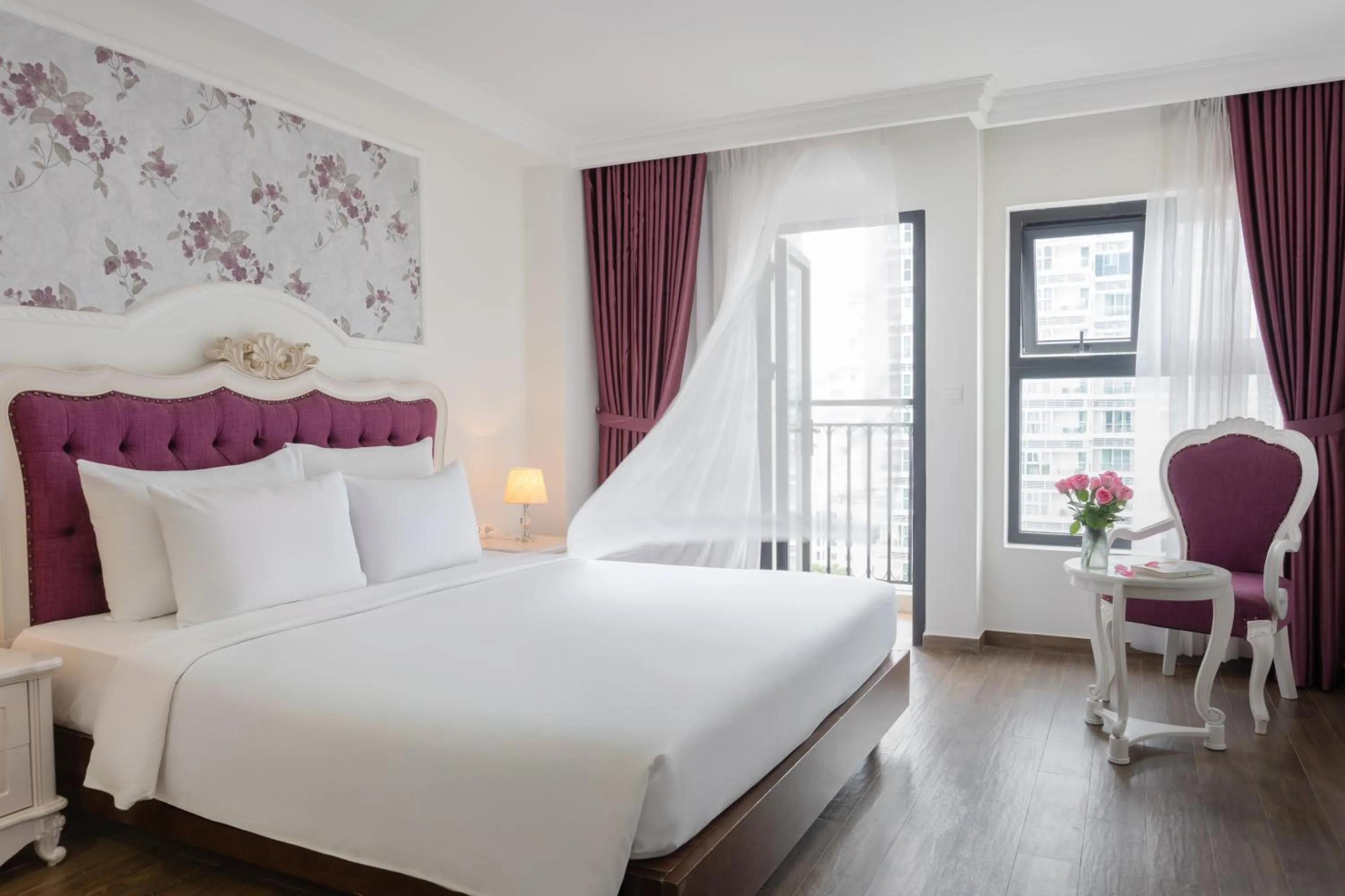 Premier Double City View With Balcony in Bonjour Nha Trang Hotel