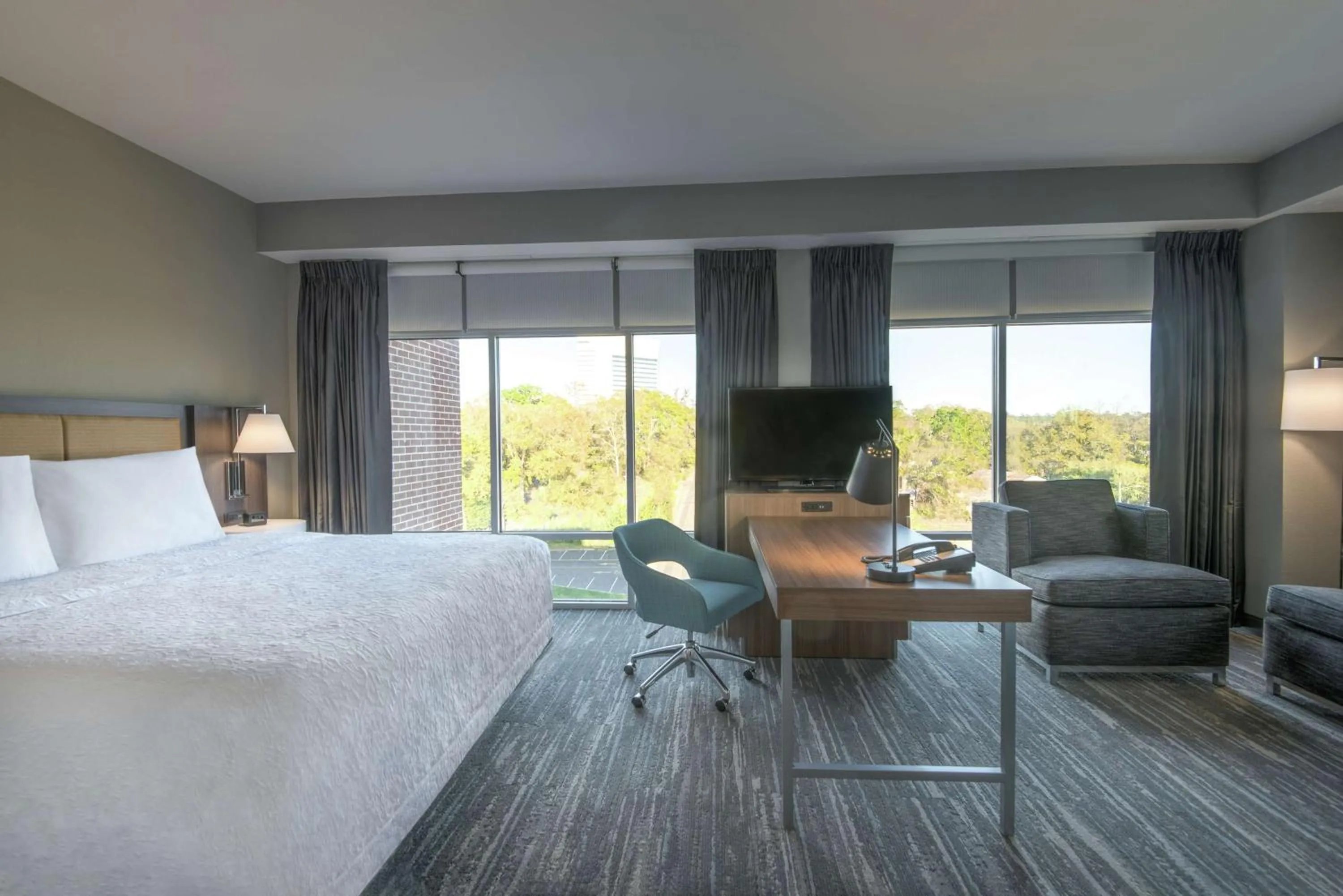 King Corner Studio Suite - Non-Smoking in Hampton Inn & Suites Tallahassee Capitol-University