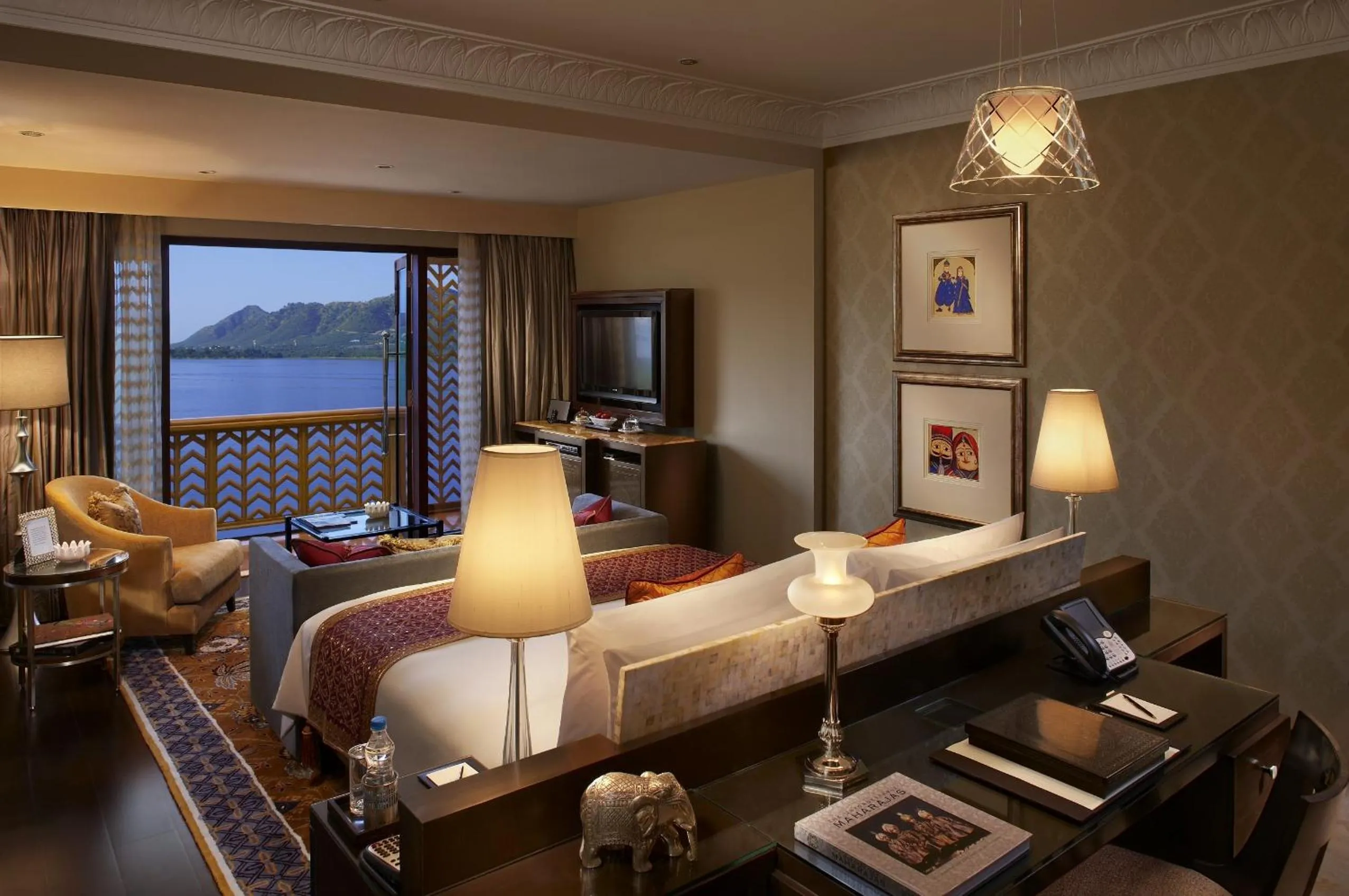 Grand Heritage Lake View with balcony in The Leela Palace Udaipur