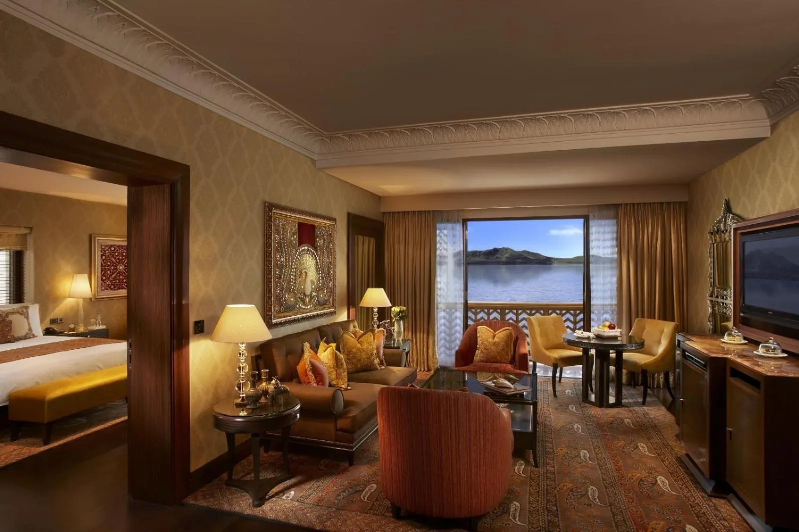 Luxury Suite: Complimentary two way airport transfers in The Leela Palace Udaipur