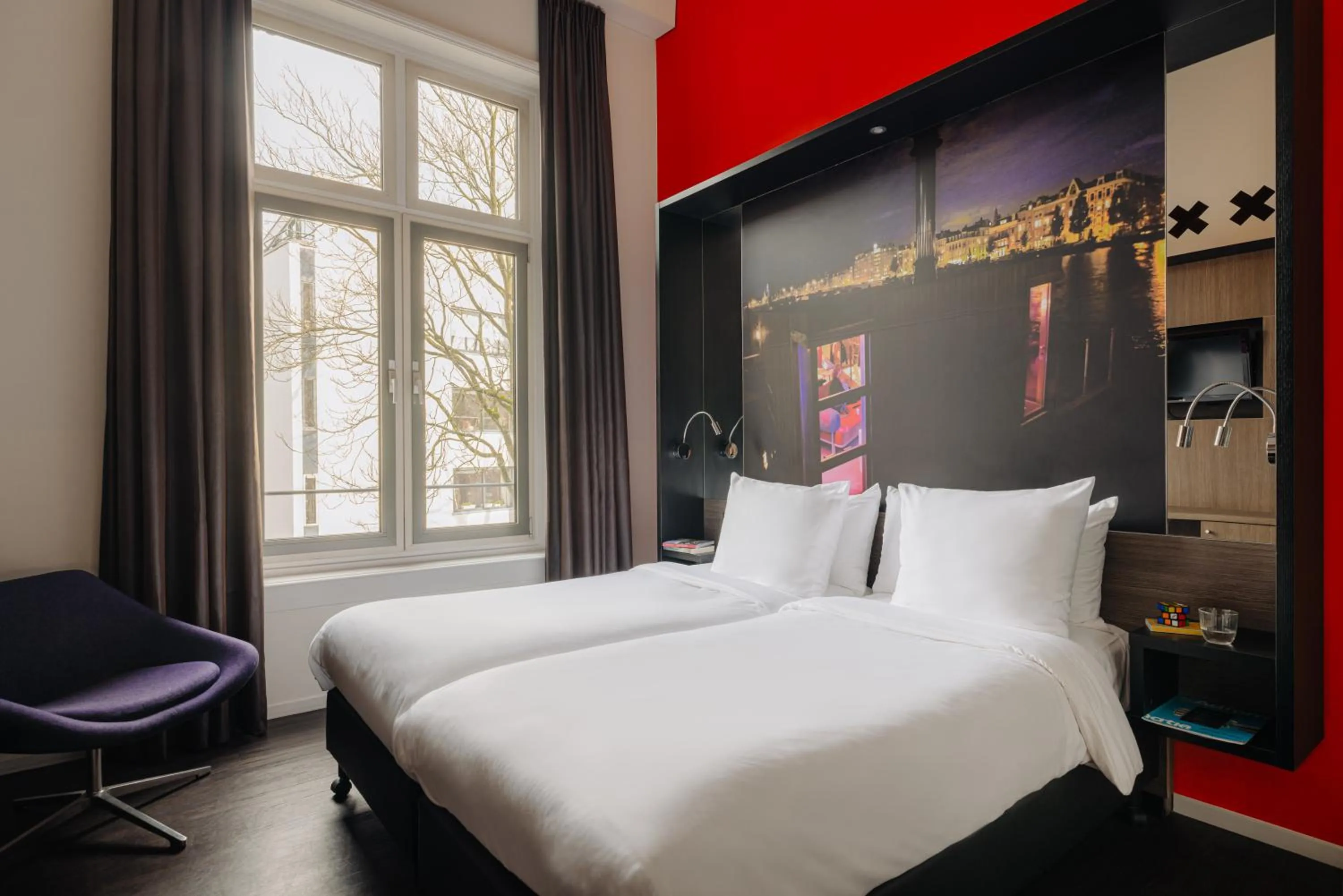Deluxe Room 1 Twin Bed in The Manor Amsterdam
