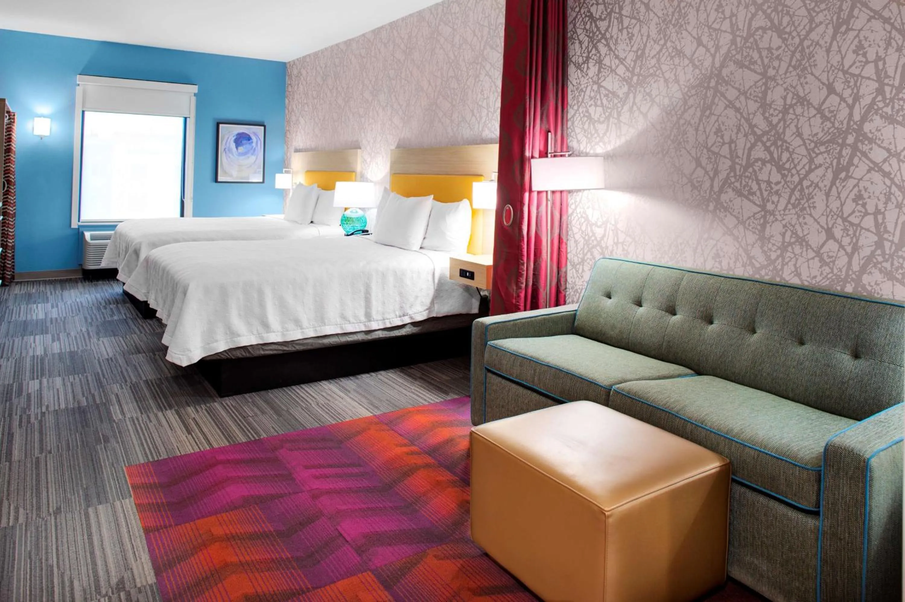 Studio Suite with Two Queen Beds - Hearing Access/Non-Smoking in Home2 Suites By Hilton Lake Charles