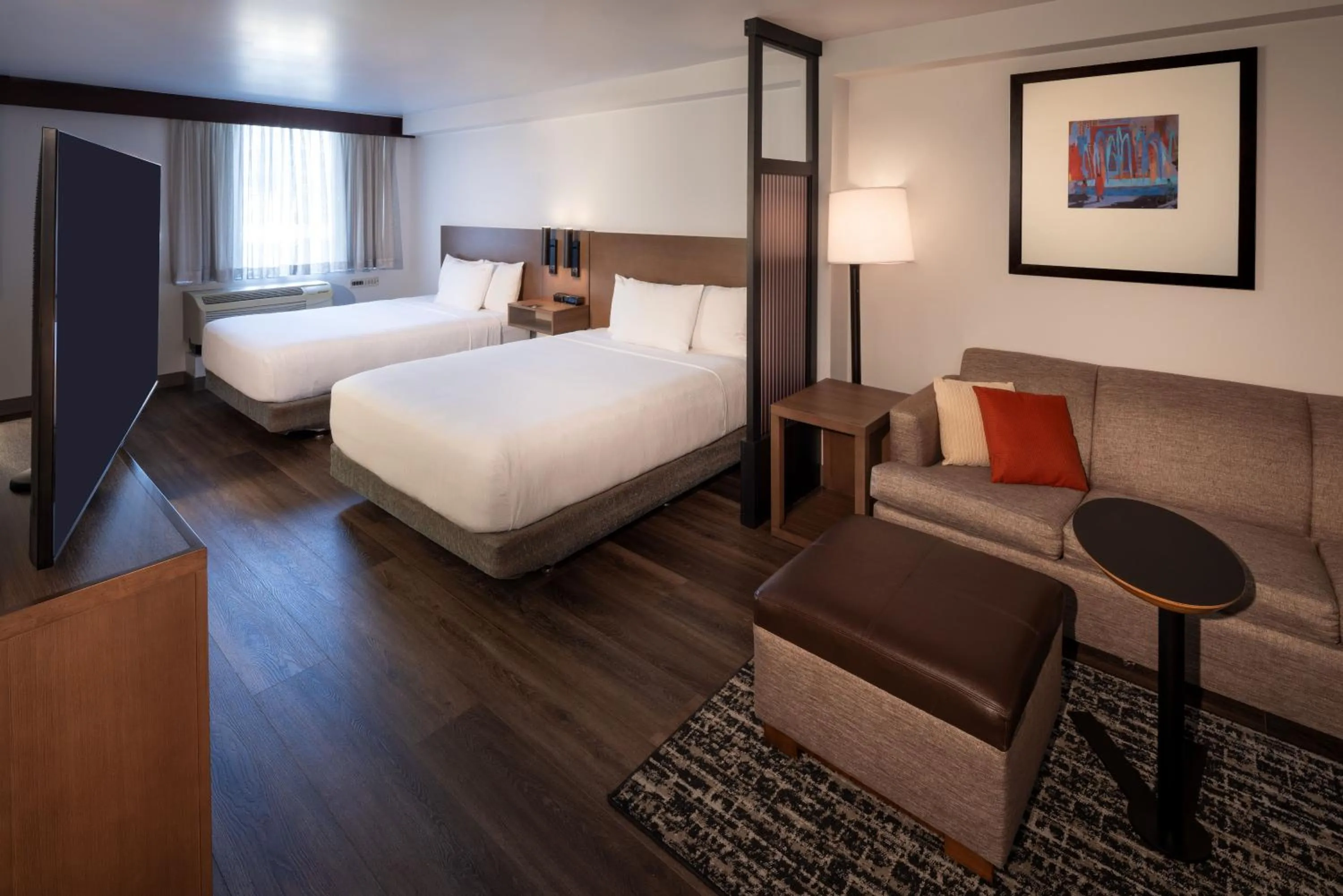 Queen Room with Two Queen Beds and Sofa Bed in Hyatt Place Seattle Downtown