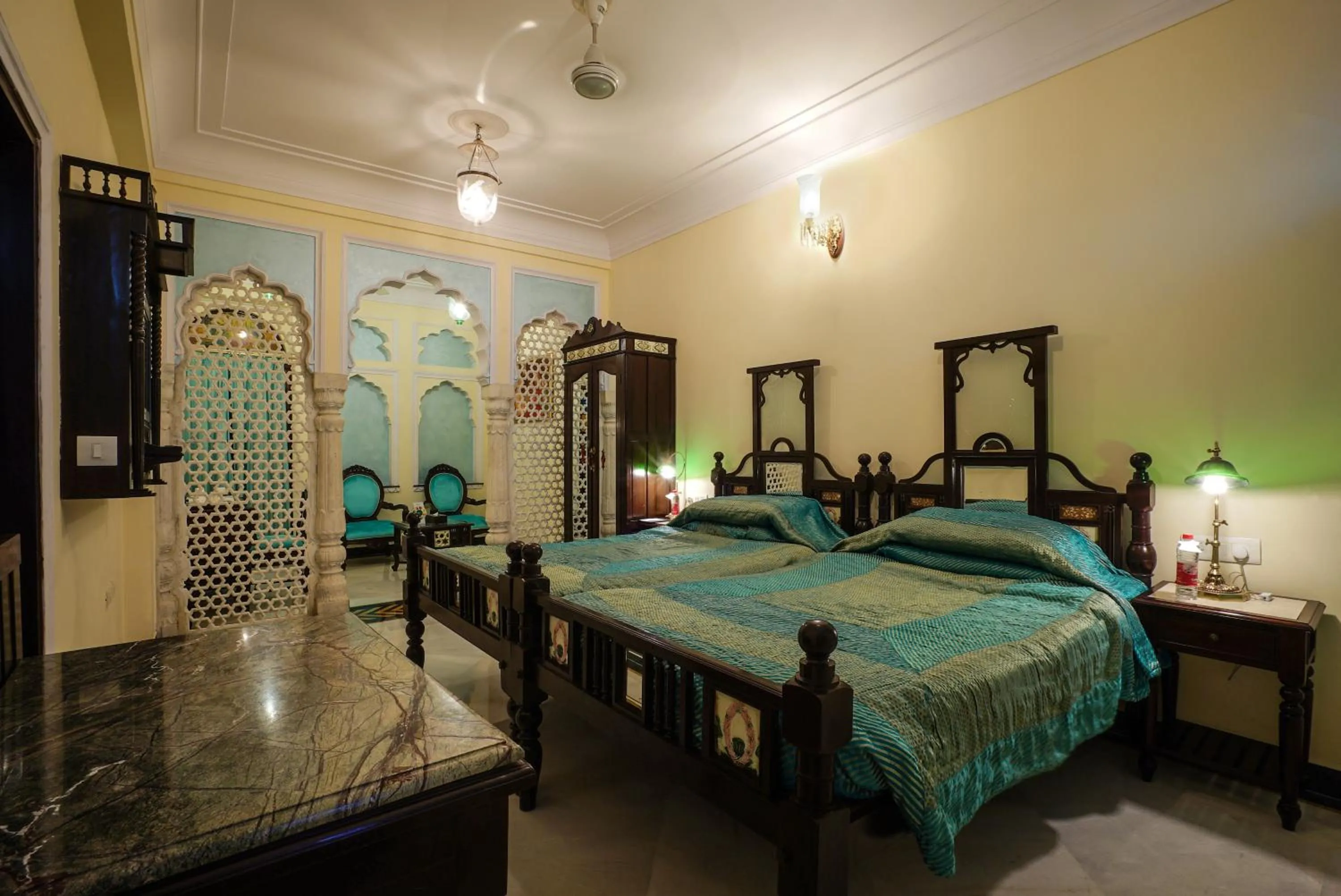 Deluxe Double Room: 20% off on session of Spa, 10% off on food & beverage services, 15 % off On Laundry - single occupancy in Shahpura House