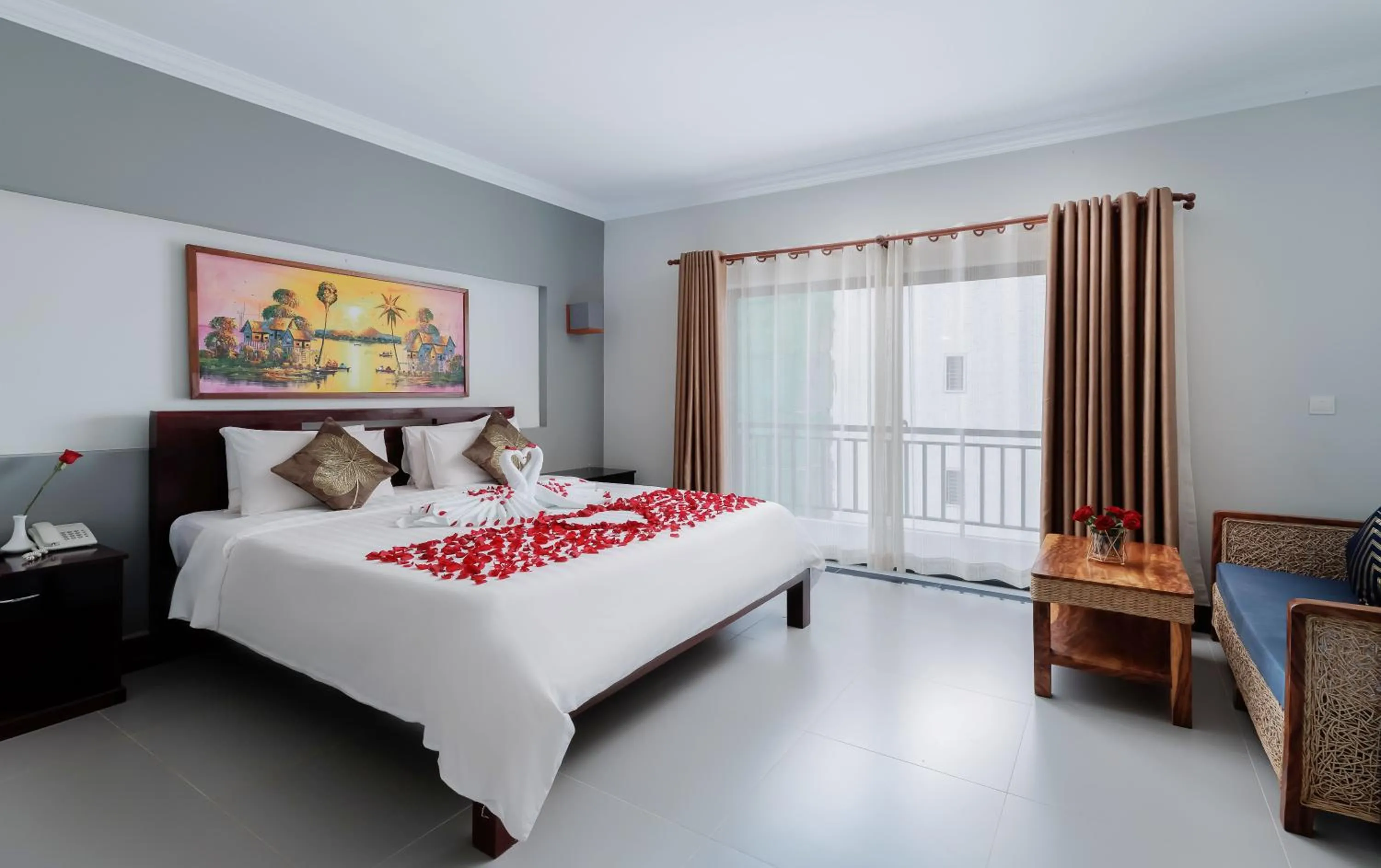 Deluxe Double Room with Balcony in Ratana Angkor Hotel
