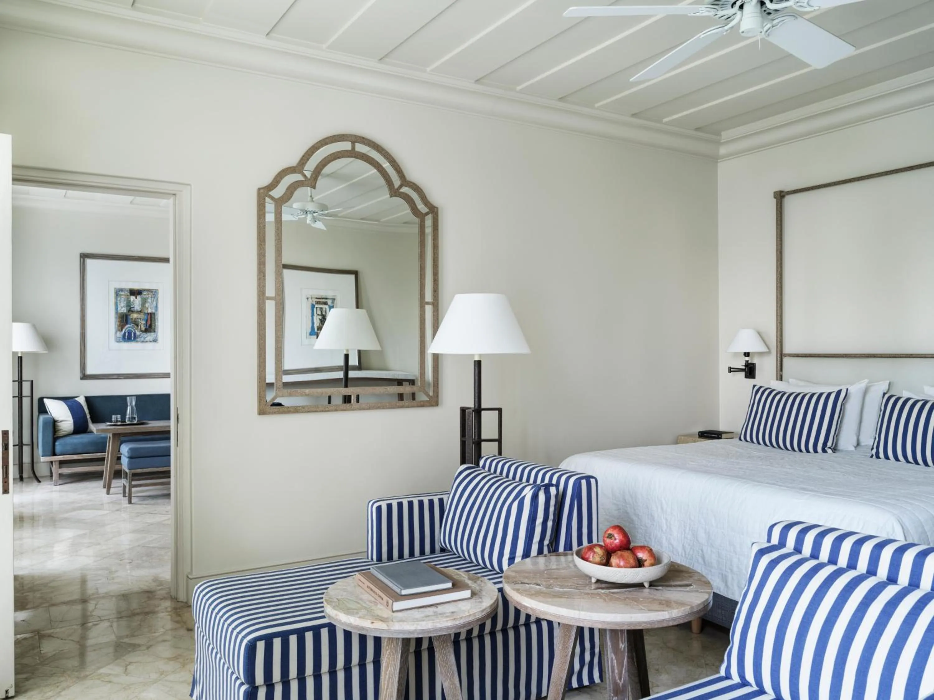 Interconnecting Studio Suites with Sea View in Anassa