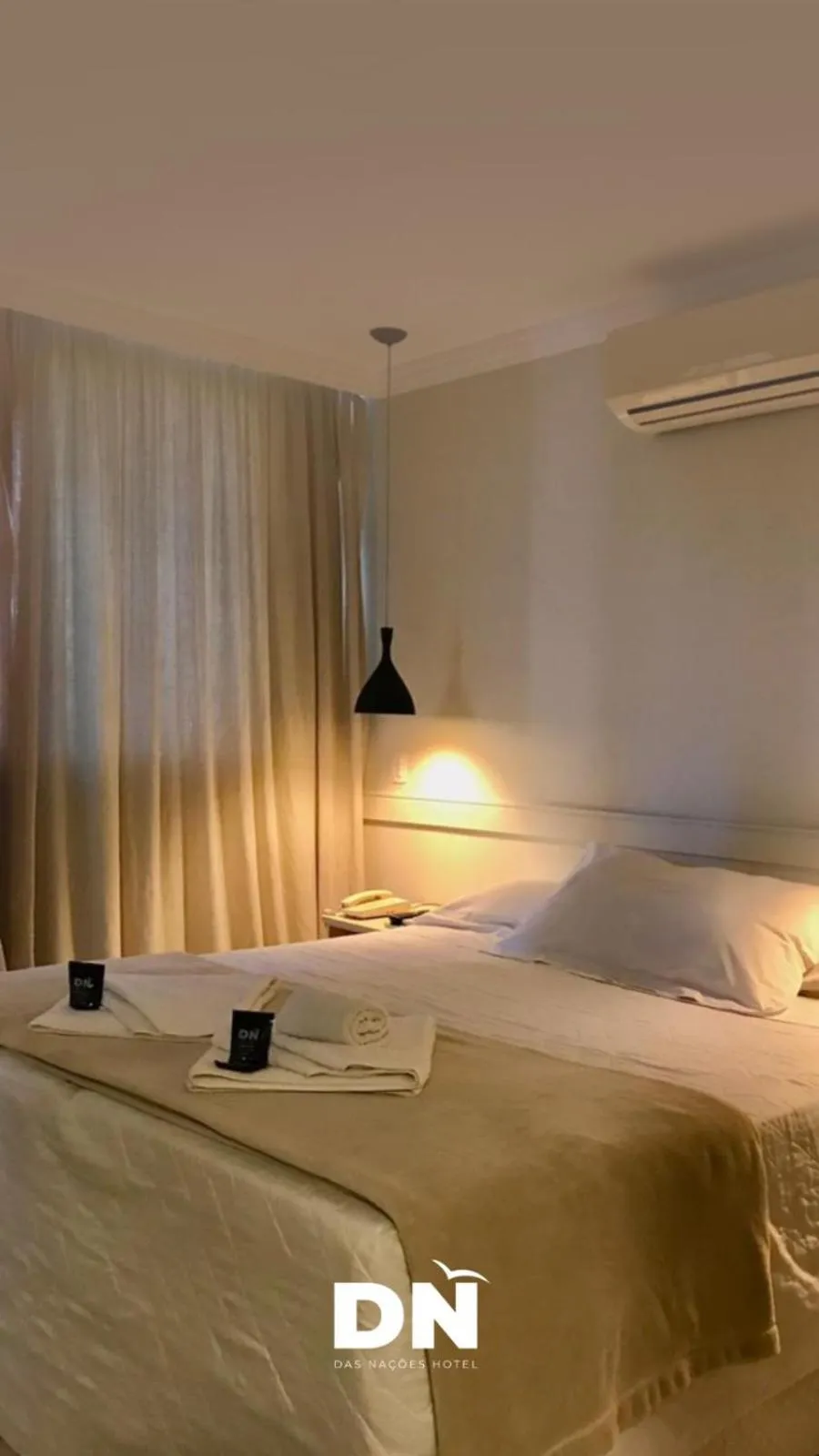 Standard Triple Room with Balcony in Das Nações Hotel