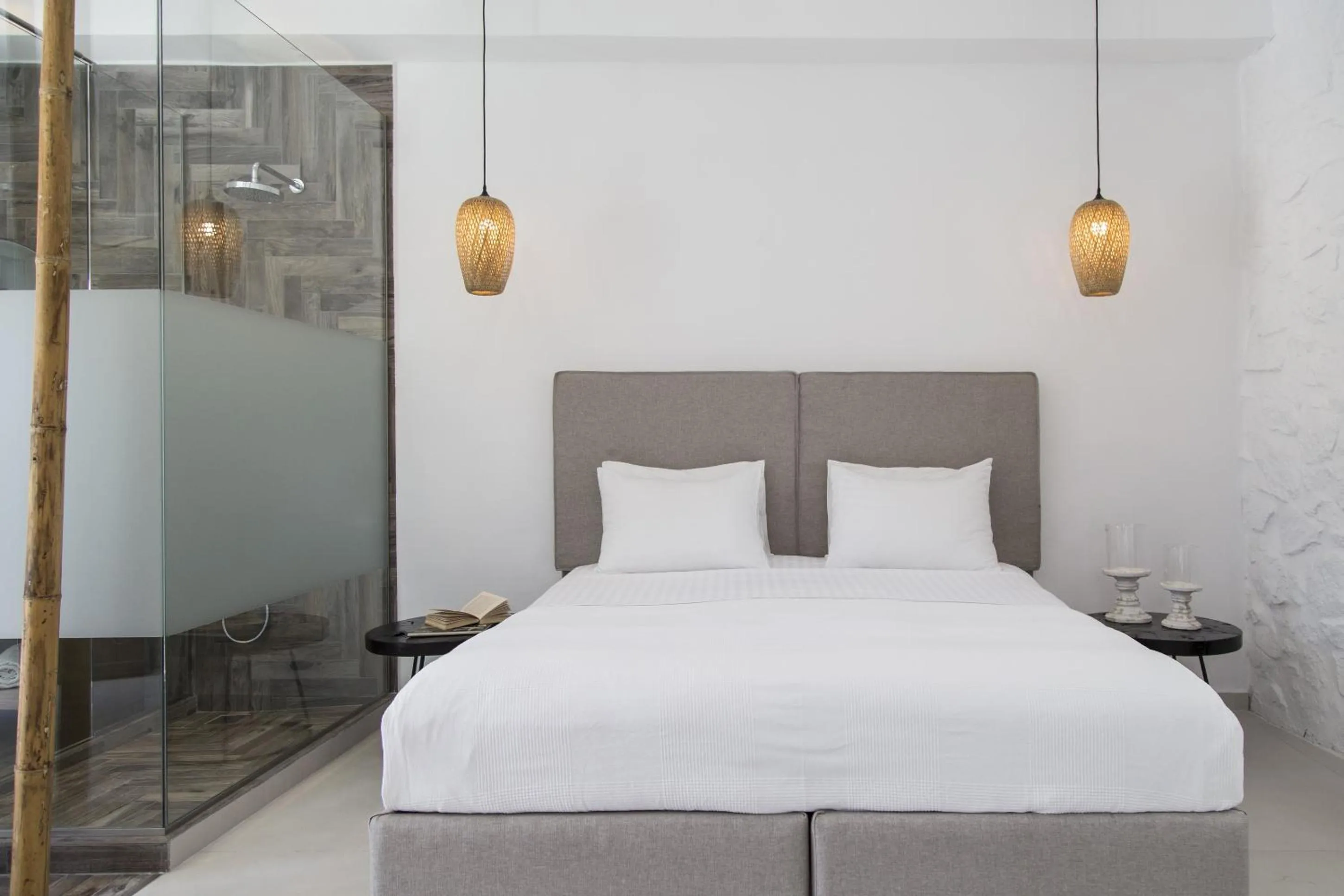 Junior Suite Sea View with Private Hot Jacuzzi in Ftelia Bay Boutique Hotel