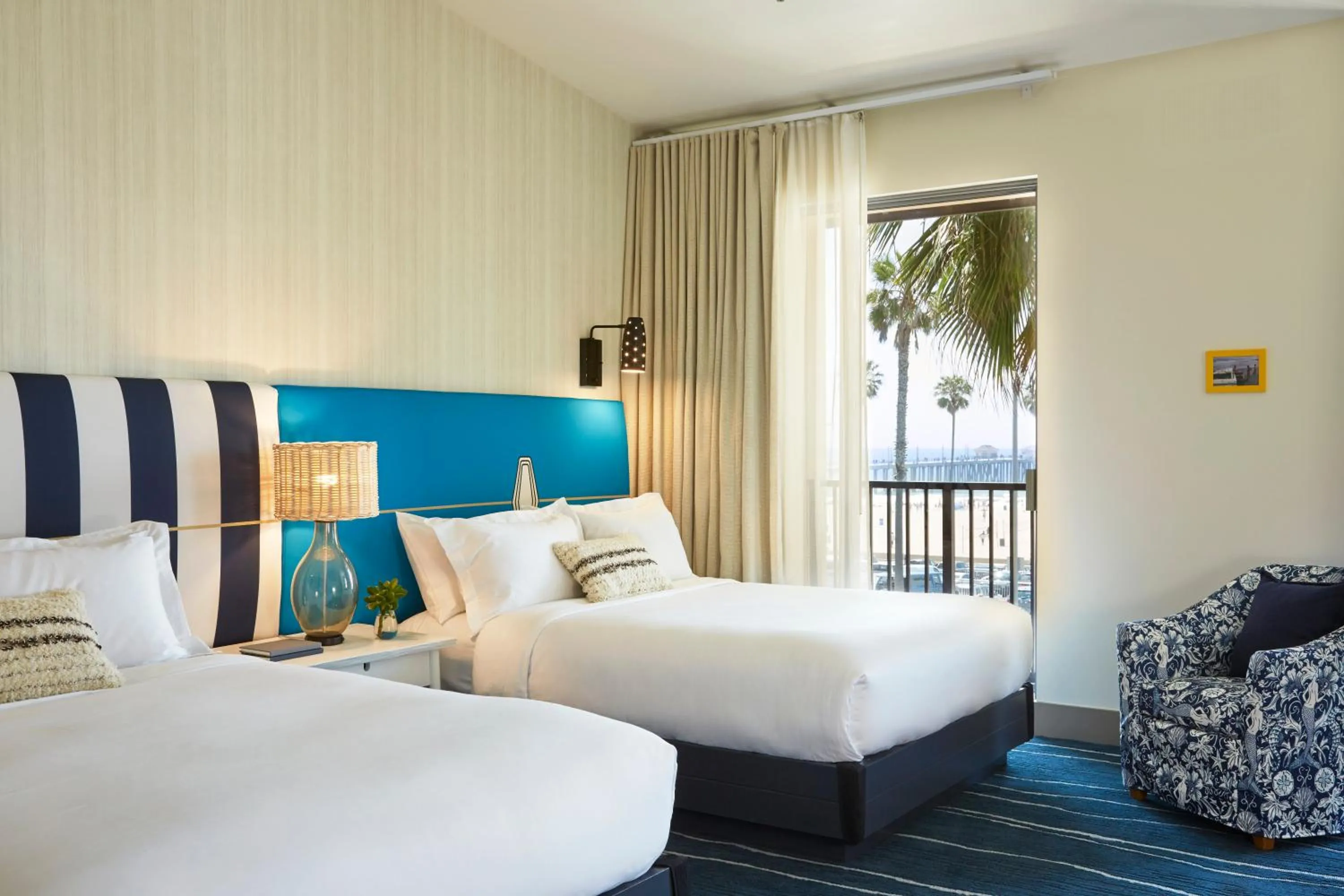 Studio Suite with Two King Beds and Ocean View in Kimpton Shorebreak Huntington Beach Resort by IHG