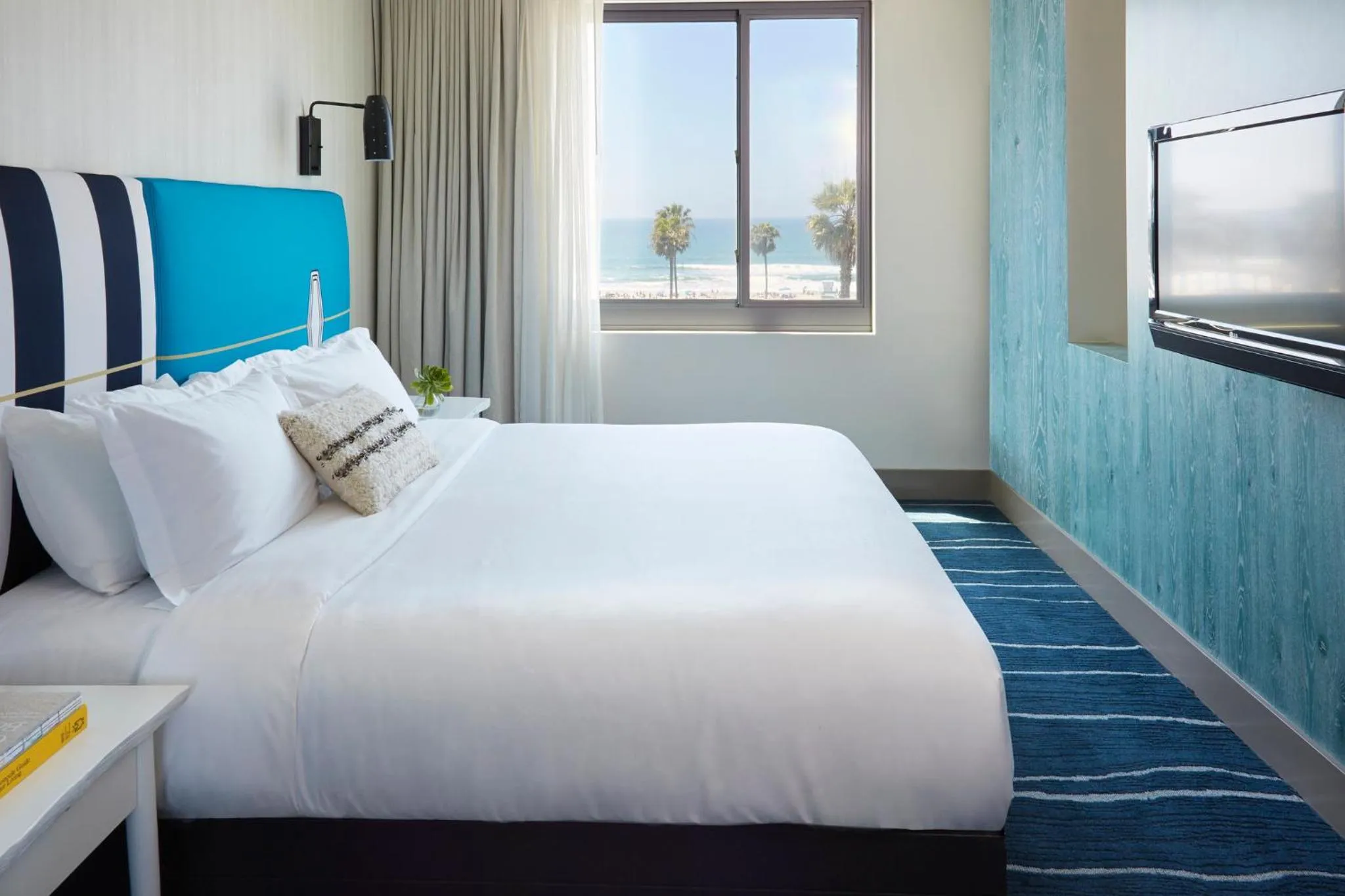Oceanfront Premium King Room in Kimpton Shorebreak Huntington Beach Resort by IHG