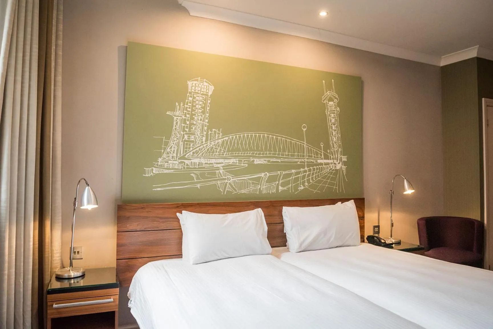 Standard Twin Room in The Townhouse Manchester