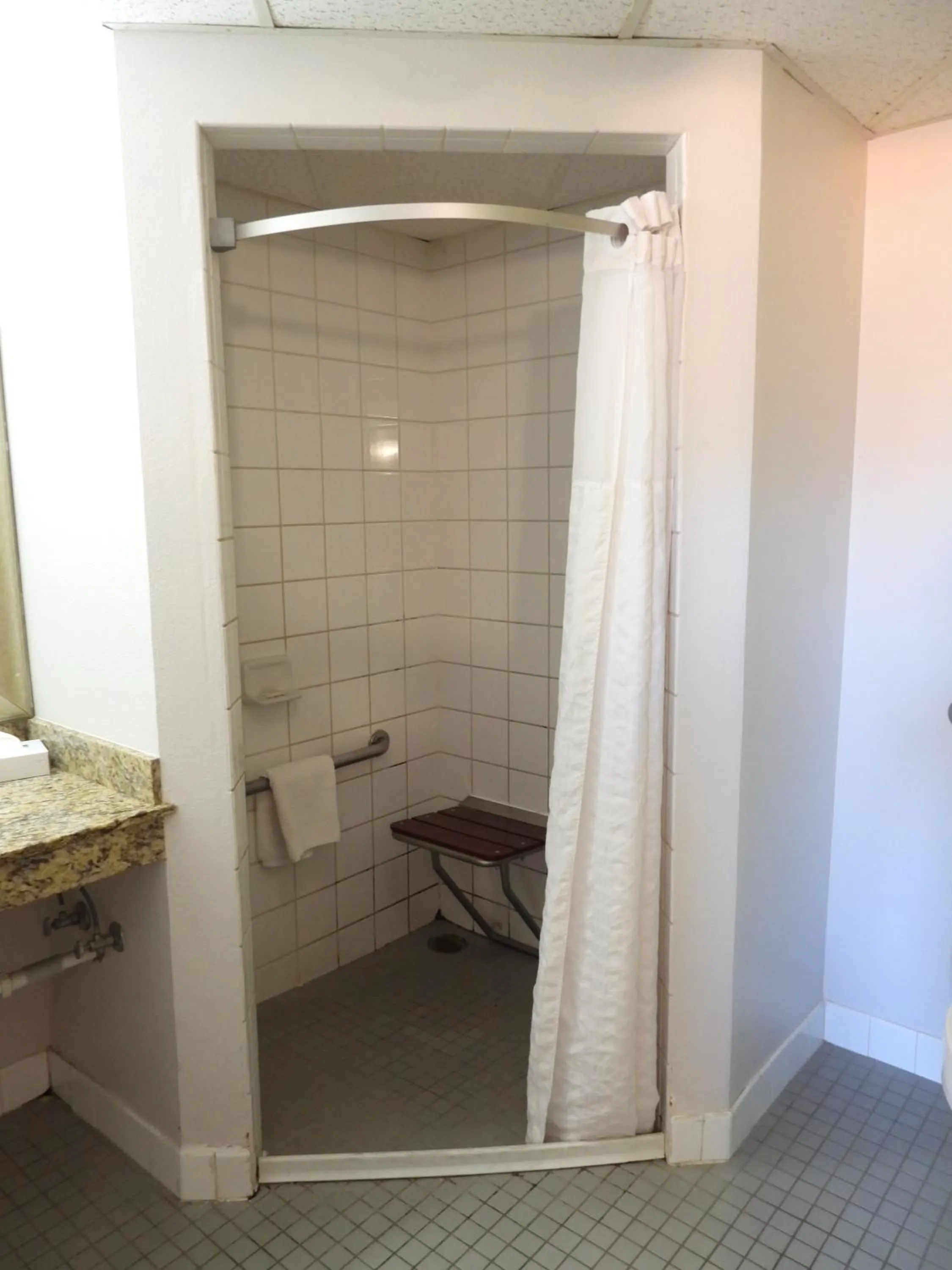 King Room with Roll-In Shower - Mobility/Hearing Accessible - Non-Smoking in Super 8 by Wyndham Westminster Denver North