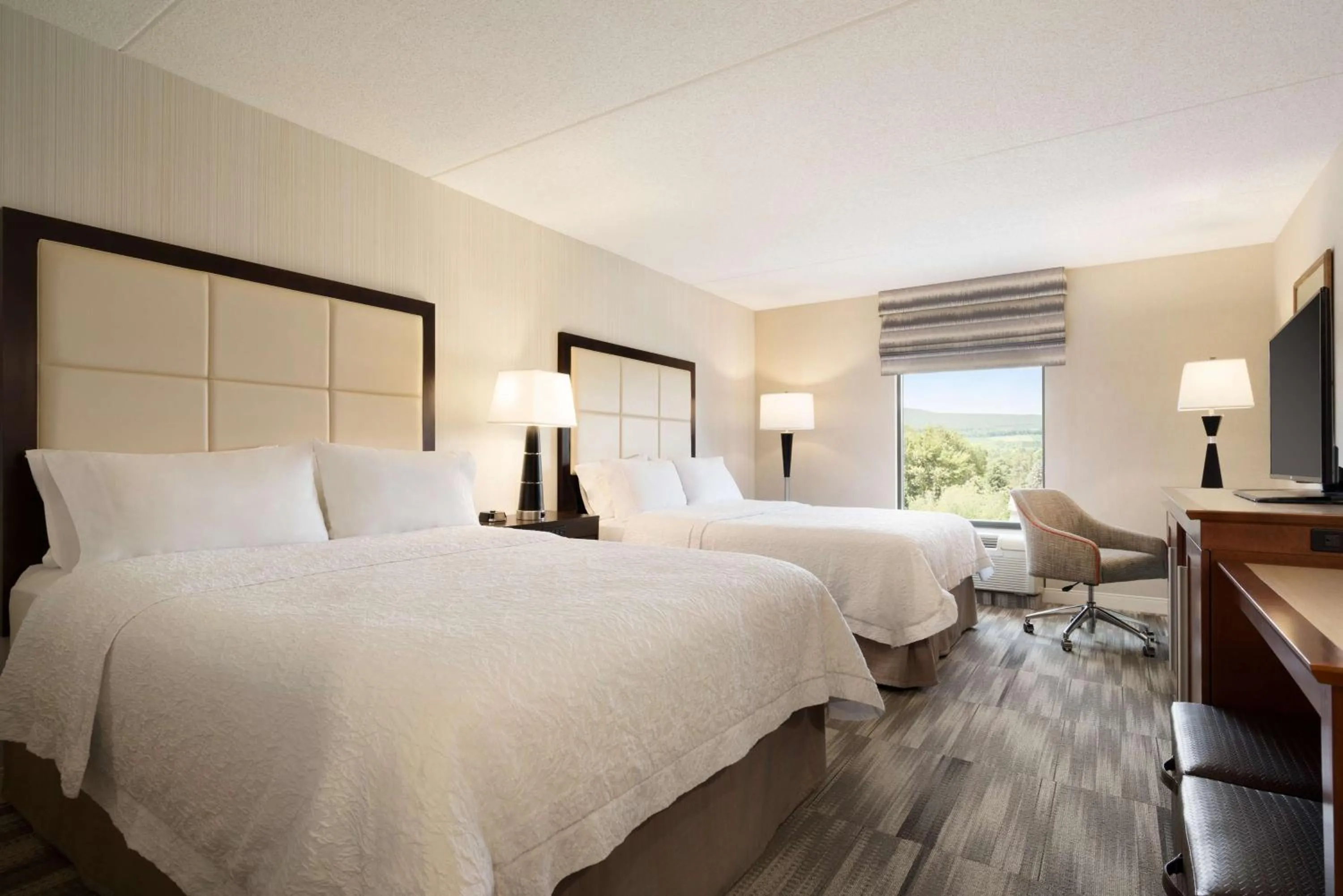 Room with Two Queen Beds - Non-Smoking in Hampton Inn Lehighton - Jim Thorpe