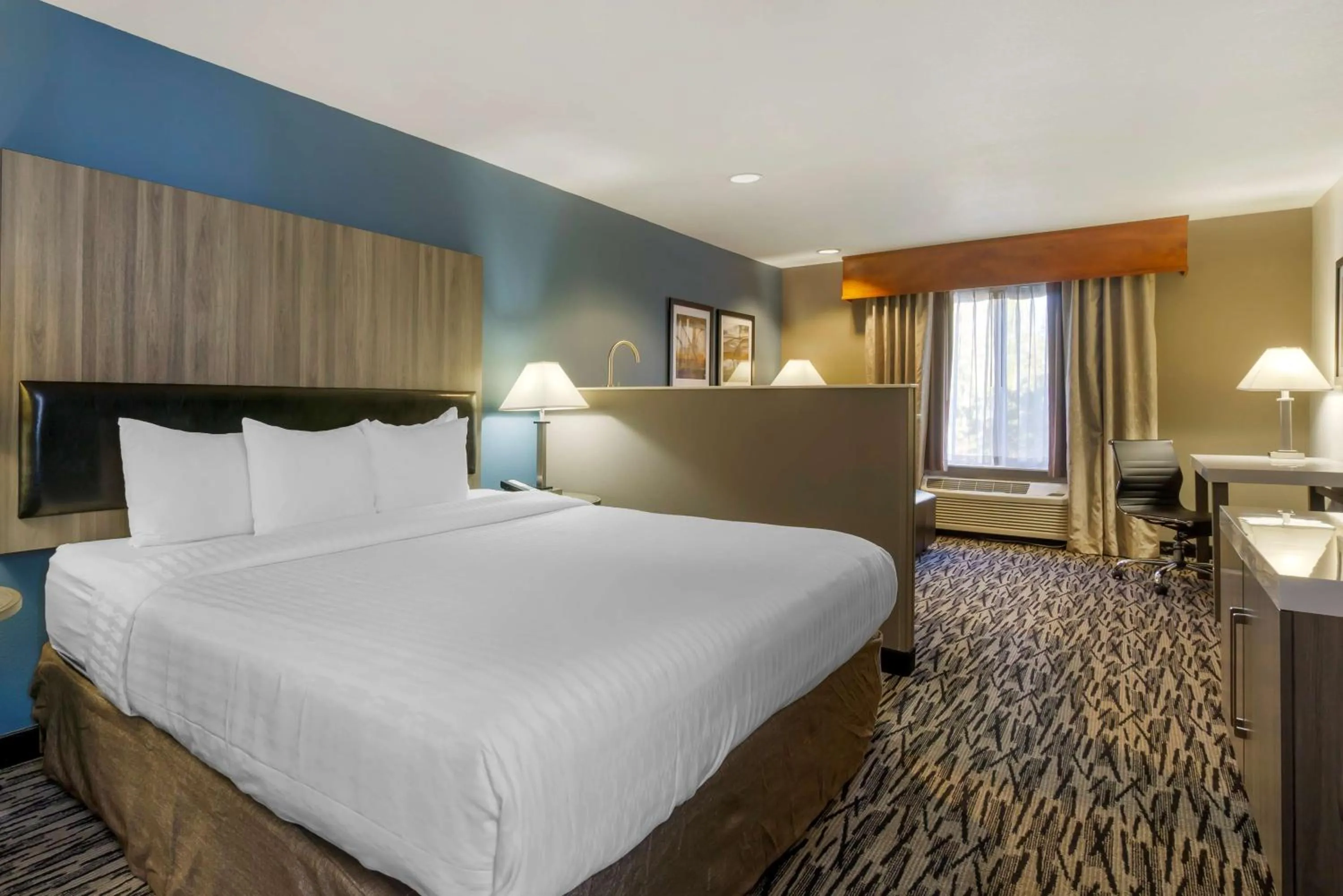 King Room with Roll In Shower - Non-smoking in Best Western PLUS Mountain View Auburn Inn