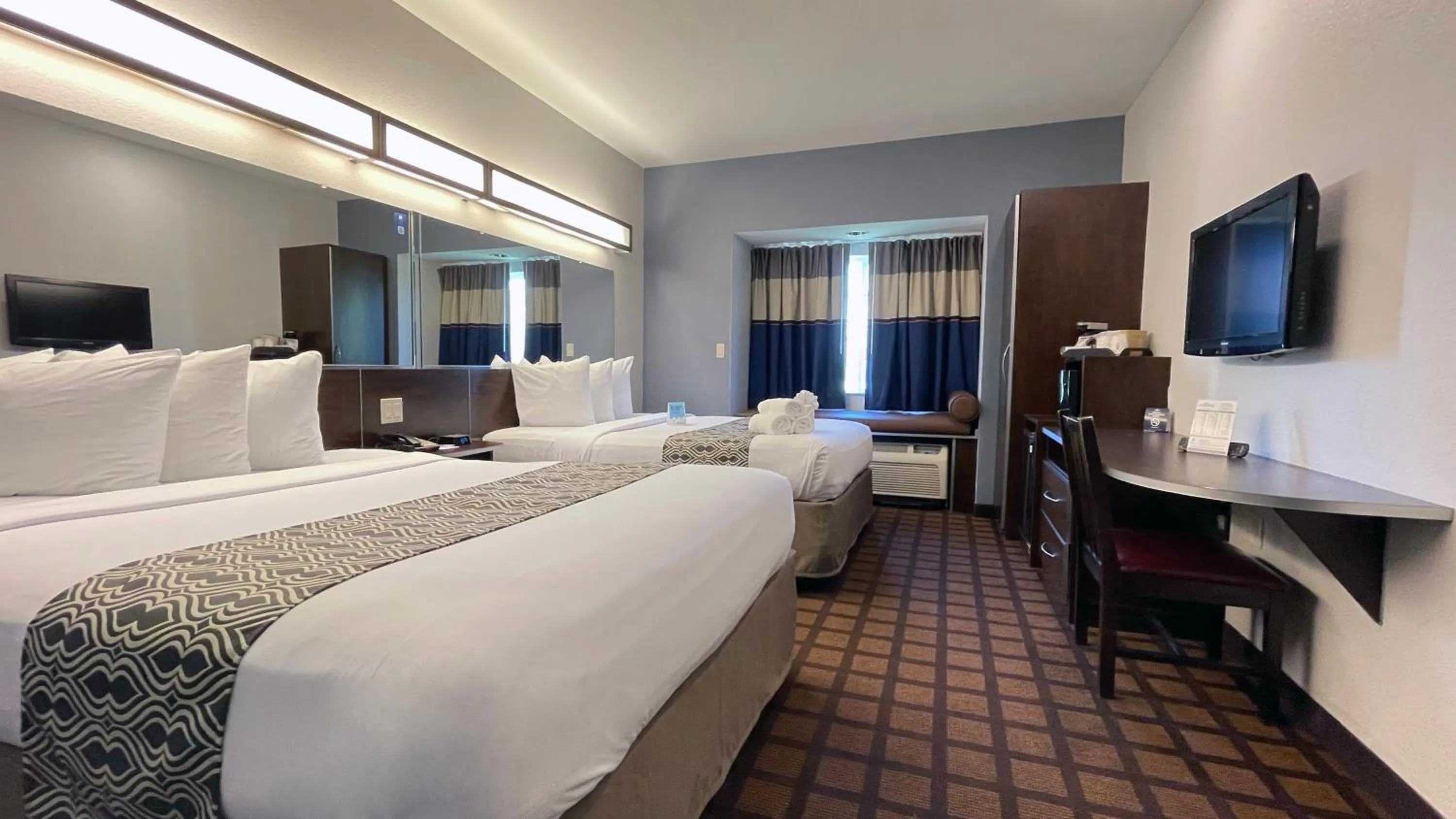Queen Room with Two Queen Beds - Non-Smoking in Microtel Inn & Suites by Wyndham Michigan City
