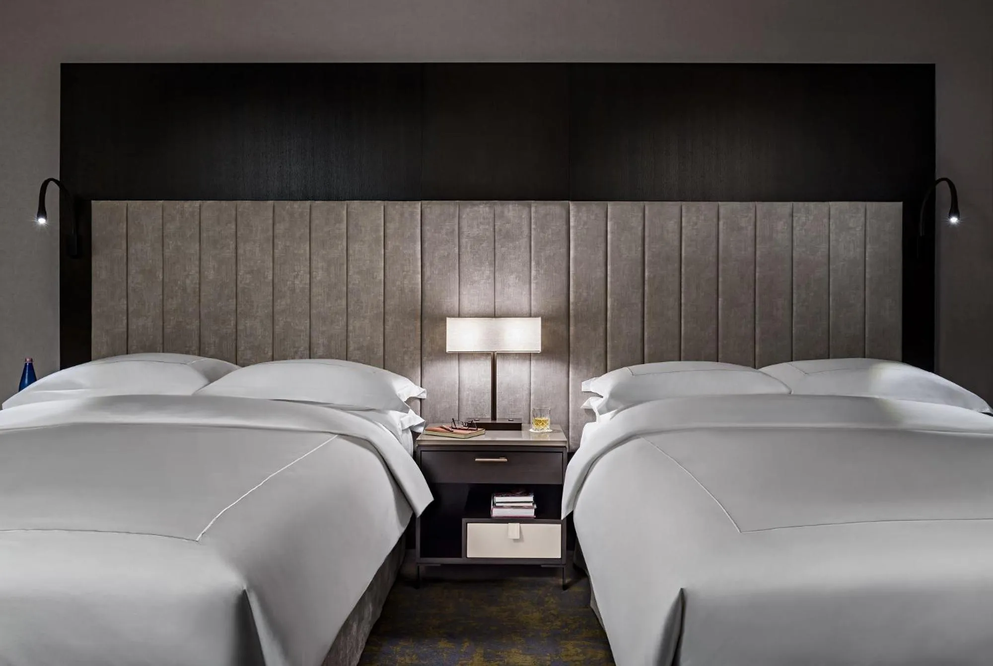 Premium Queen Room with Two Queen Beds and Lake View in Hotel X Toronto, a Destination by Hyatt Hotel