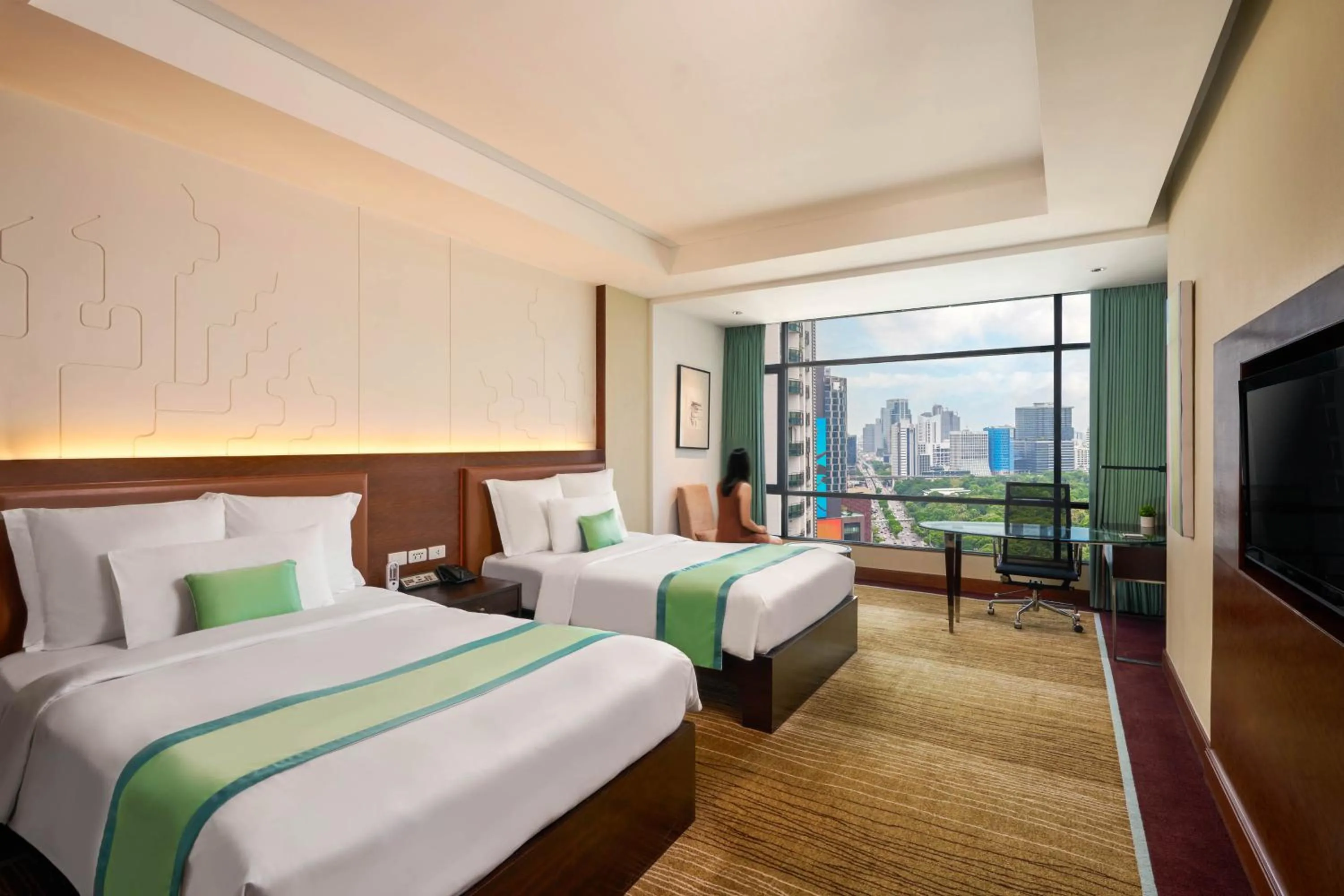 Deluxe Twin Room in AETAS lumpini