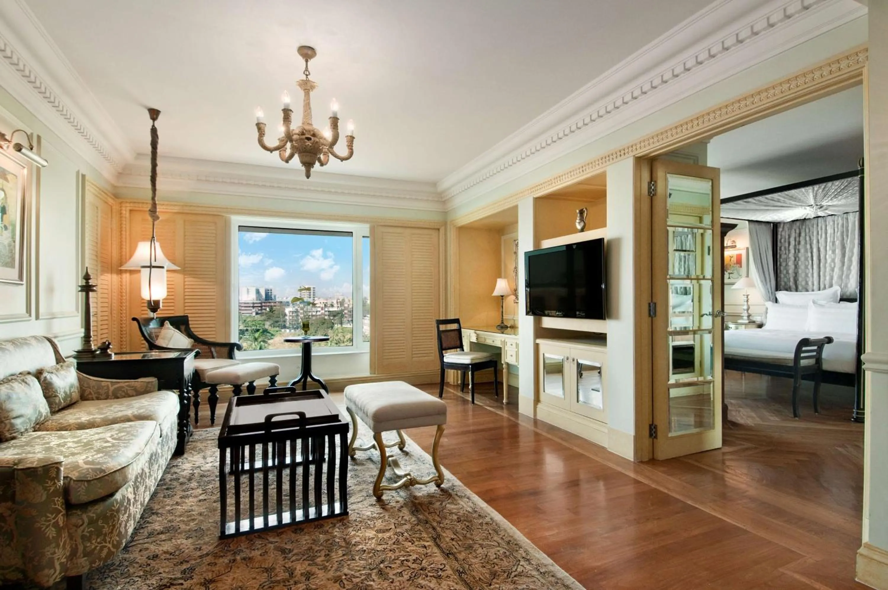 King Majestic Suite with Access to Executive Lounge in Hilton Mumbai International Airport Hotel