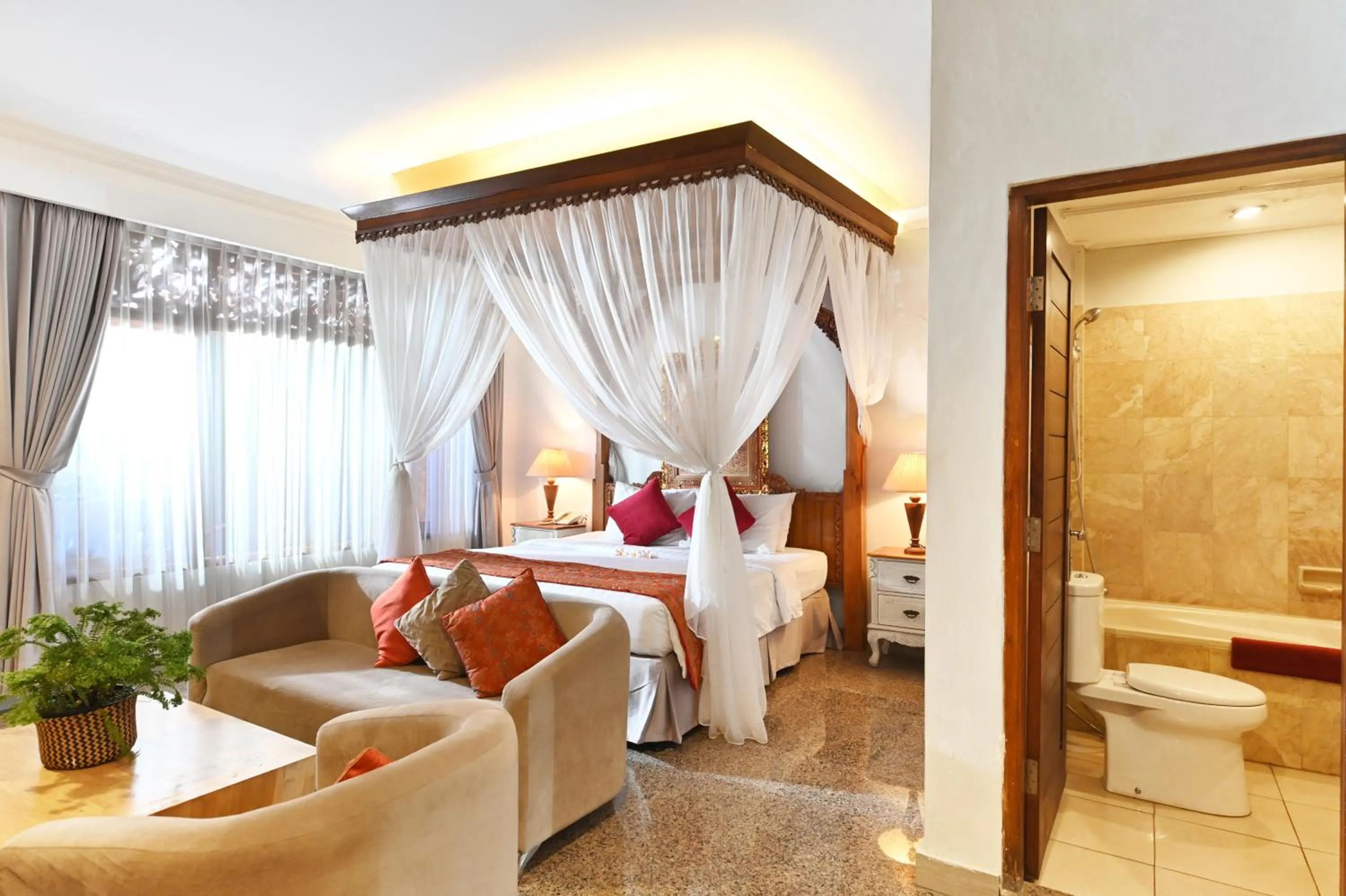 King Suite with Balcony in Puri Dewa Bharata Hotel & Villas