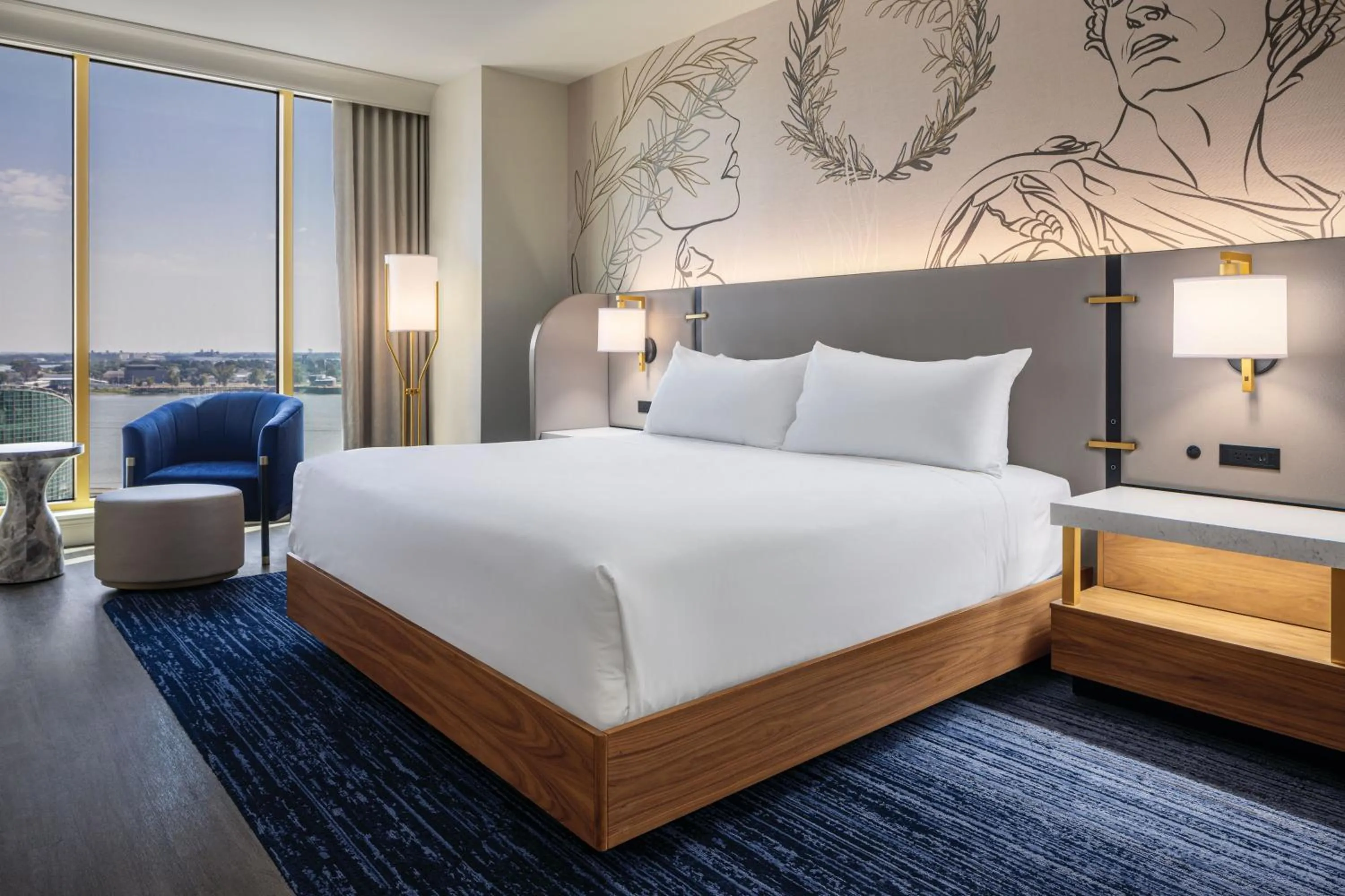 Caesars Premium Room, 1 King, Panoramic View	 in Caesars New Orleans, A Caesars Destination