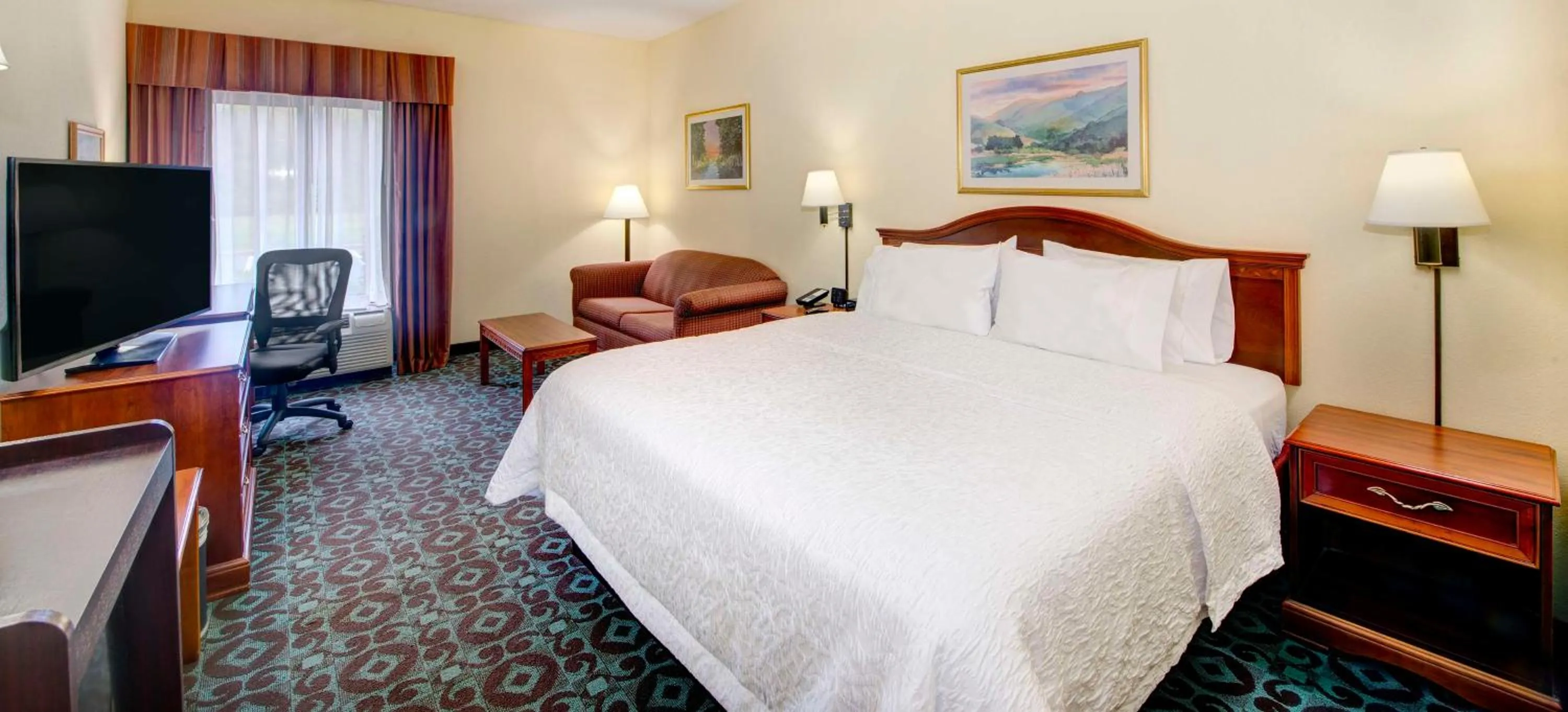 King Room with King Bed - Non-Smoking in Hampton Inn Spartanburg Hotel