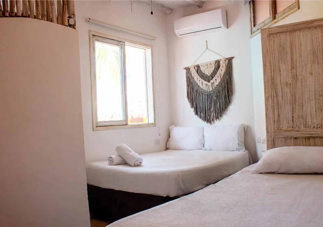 Budget Twin Room in Holbox Dream Beachfront Hotel
