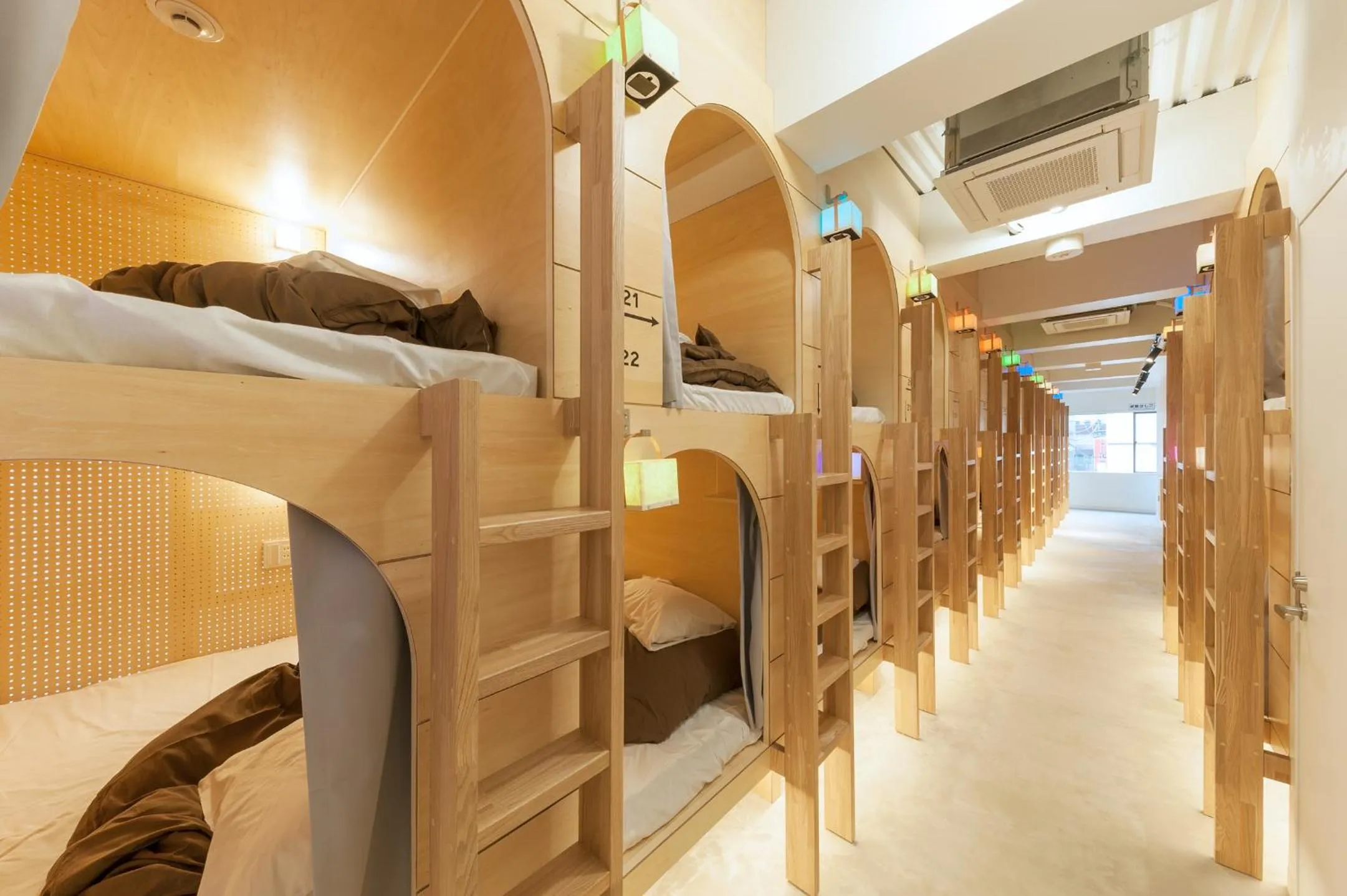 Bunk Bed in Male Dormitory Room with Shared Bathroom in &AND HOSTEL AKIHABARA