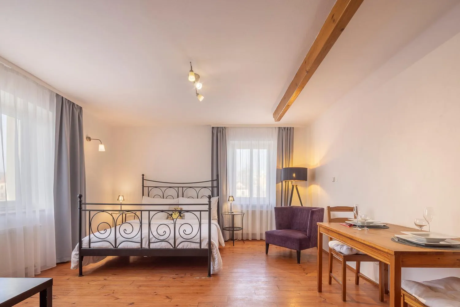 Deluxe Studio with One Double Bed in Pytloun Wellness Travel Hotel