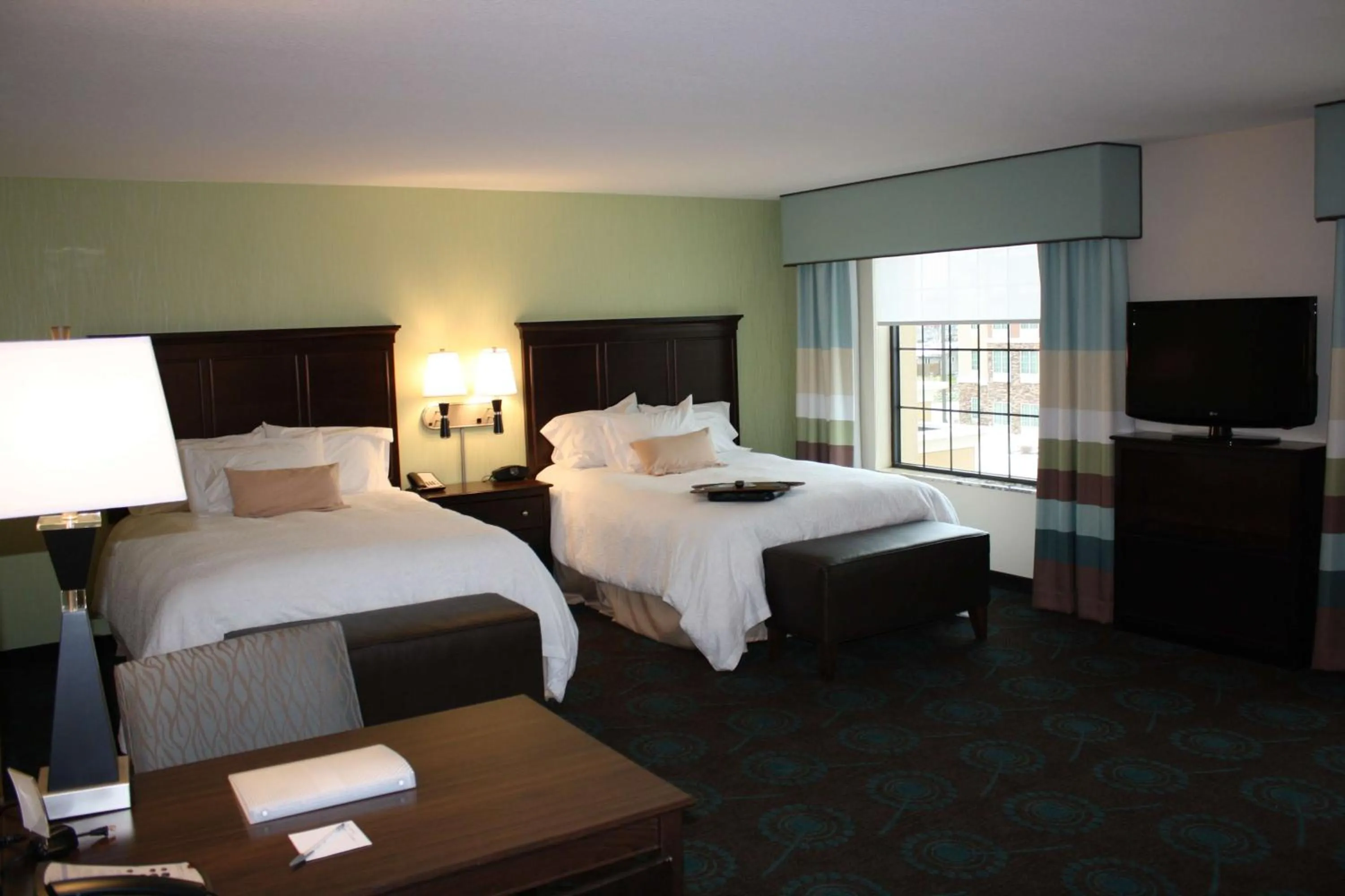 Studio Suite with Two Queen Beds and Wet Bar - Non-Smoking in Hampton Inn and Suites St. Cloud