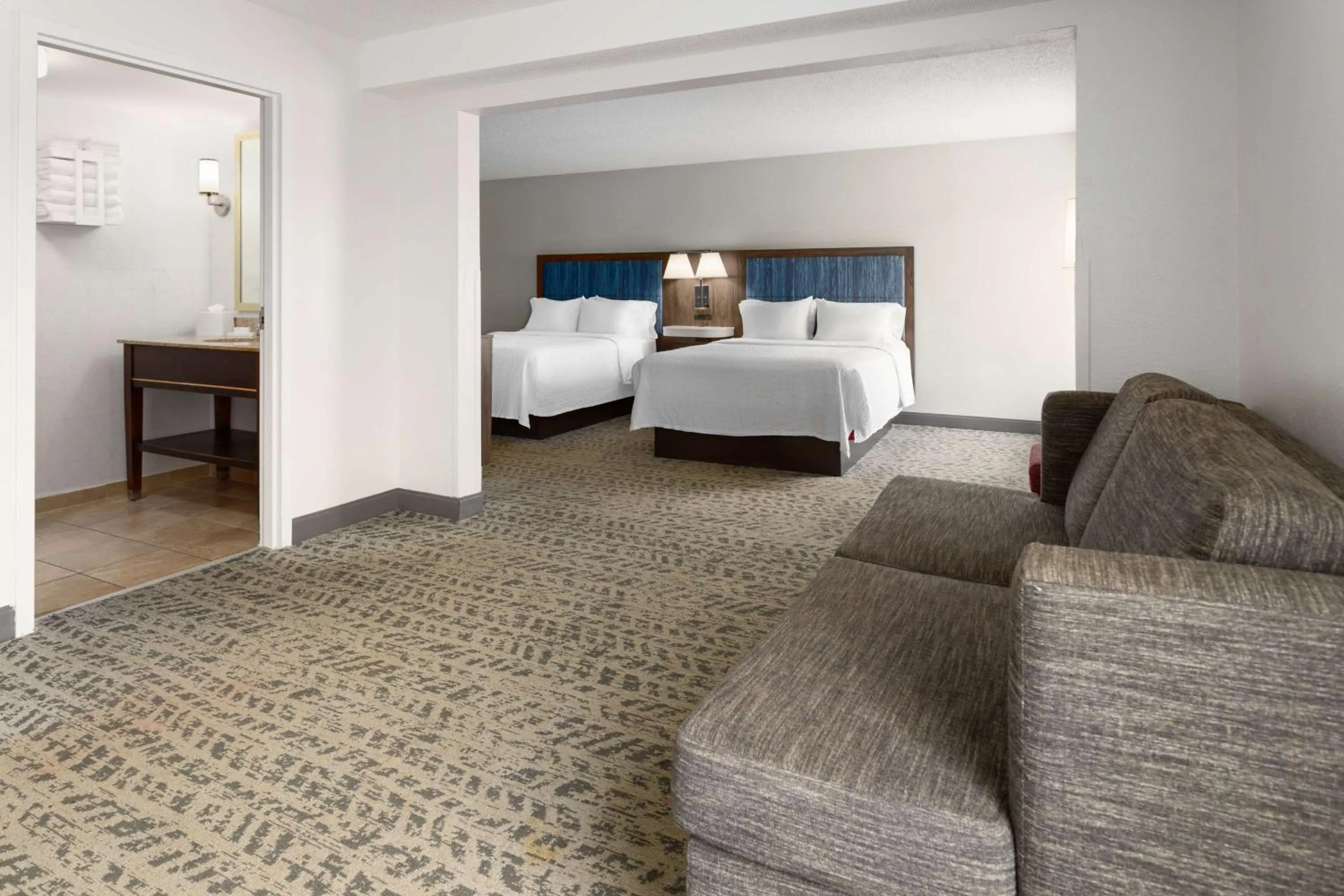 Queen Room with Two Queen Beds and Sofa Bed - Non-Smoking in Hampton Inn Atlanta/Douglasville