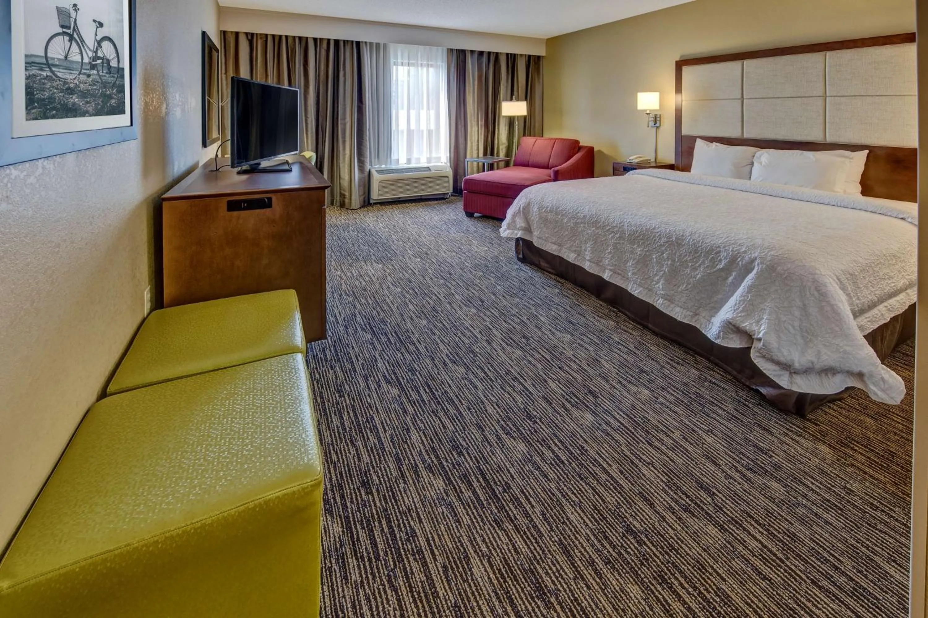 King Room with Accessible Tub - Mobility and Hearing Access/Non-Smoking in Hampton Inn Dunn